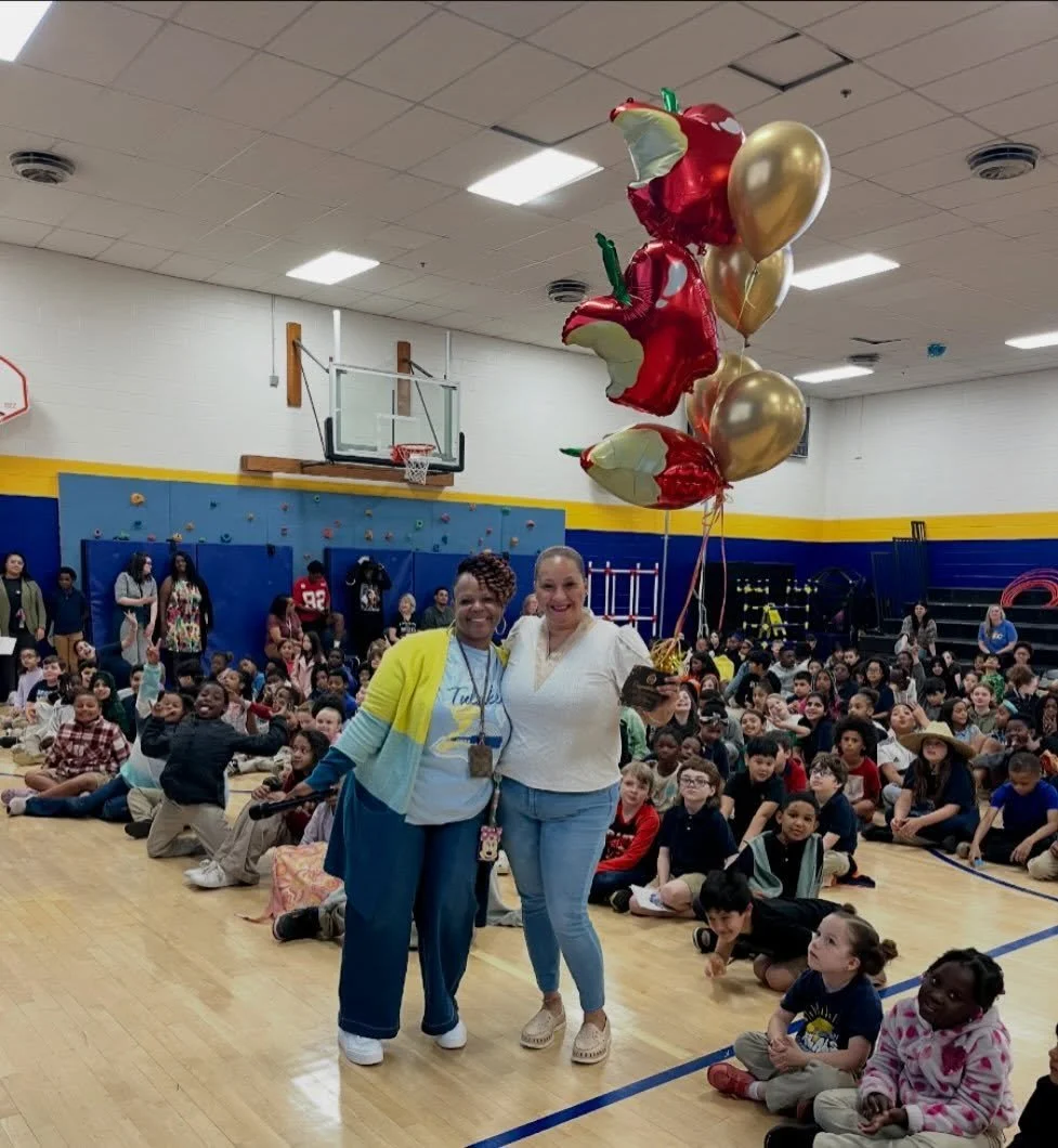 Our Tulakes Twisters helped us out with a Golden Apple surprise this morning! 😁🍎

Johanna Aguilar is an Adjunct Instructor at Tulakes Elementary. She is a beloved teacher, colleague, and friend. She has the extra special skill of being able to turn