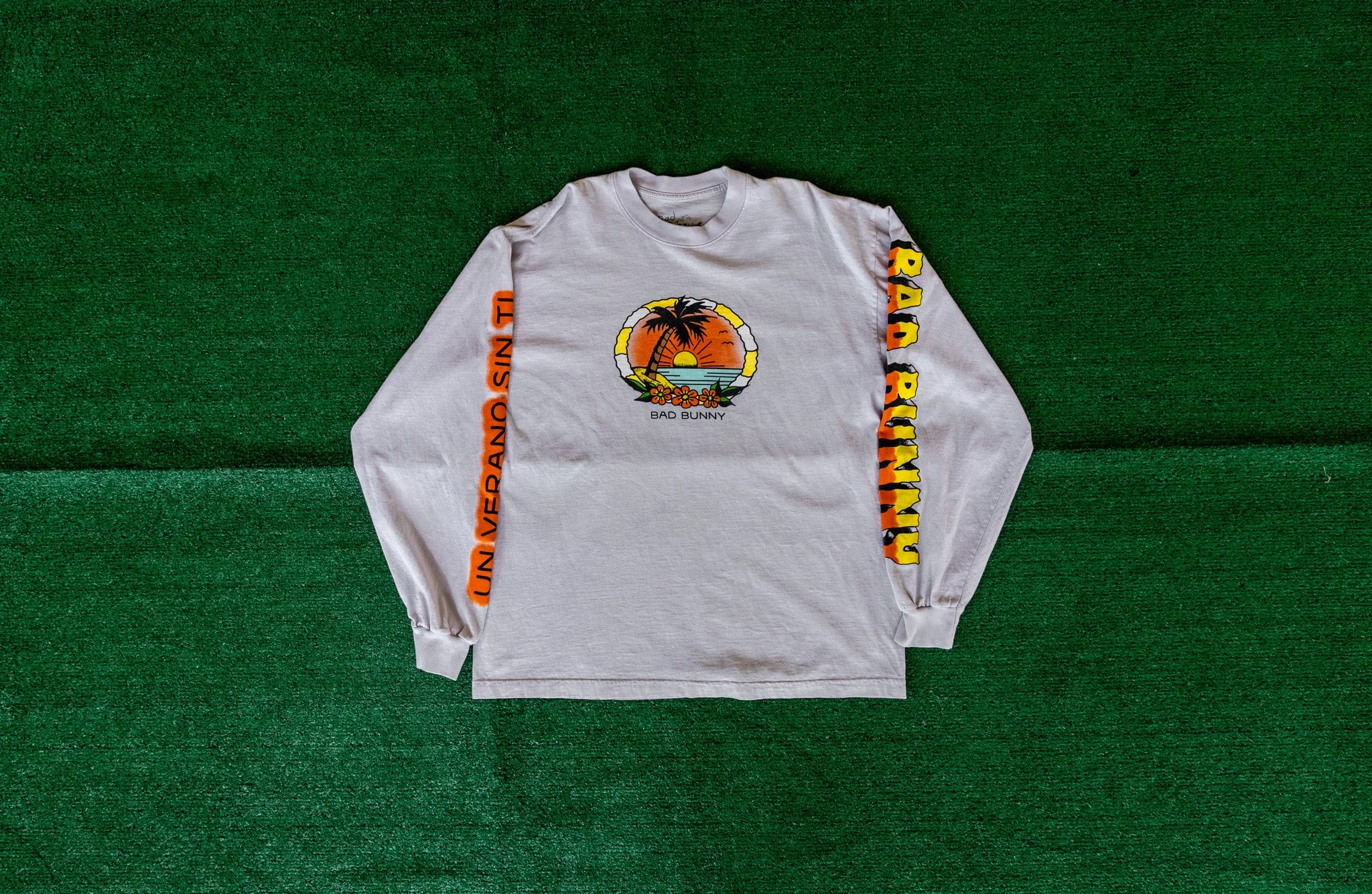 Bad Bunny ‘Un Verano Sin Ti’ World Tour Long Sleeve 2022 T Shirt Size Large