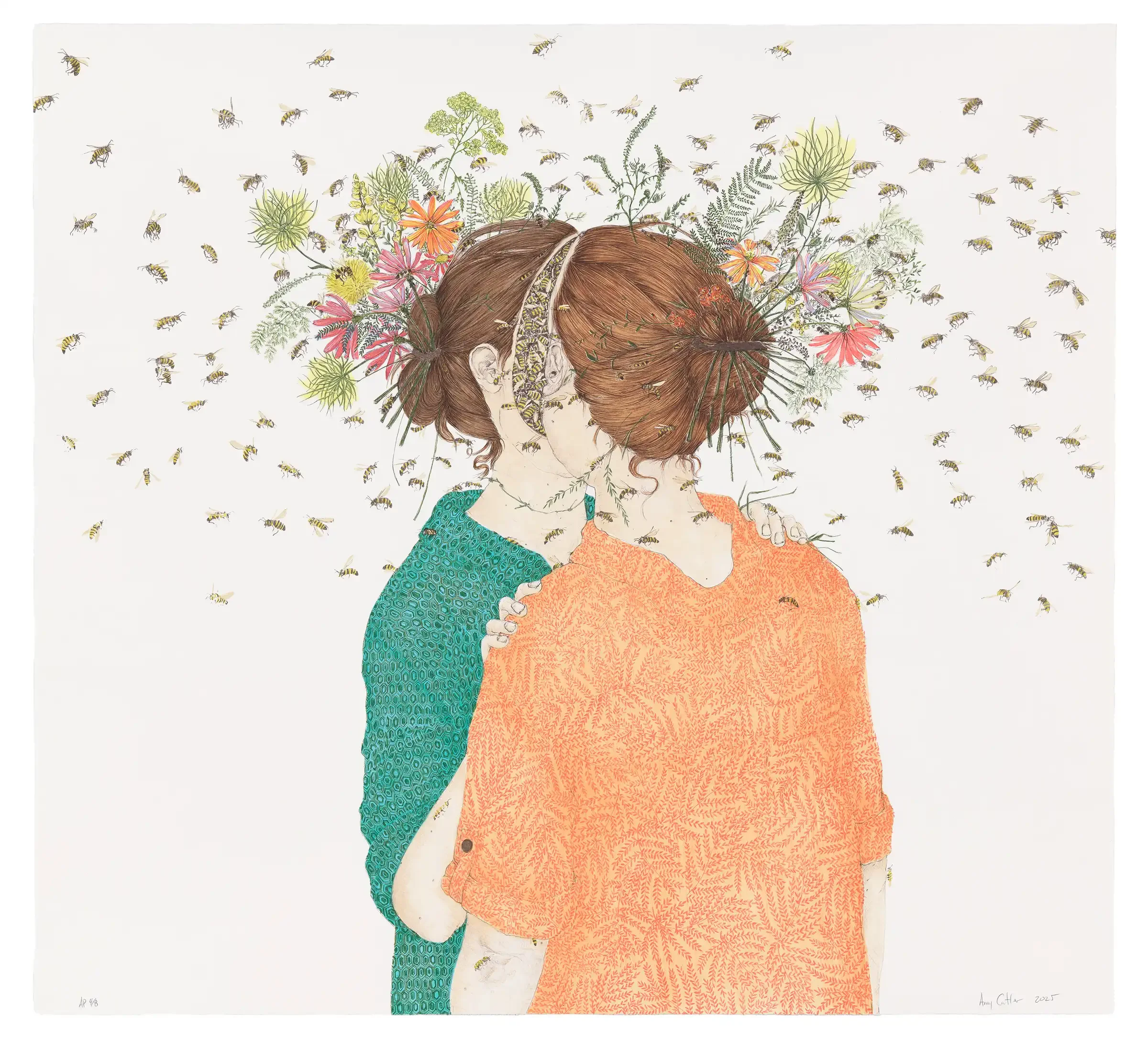 Hum, 2025
Lithograph in 22 colors
on Rives BFK White paper
31 1/4 x 34 1/8 in. (79.38 x 86.68 cm)
Edition of 34
ULAE