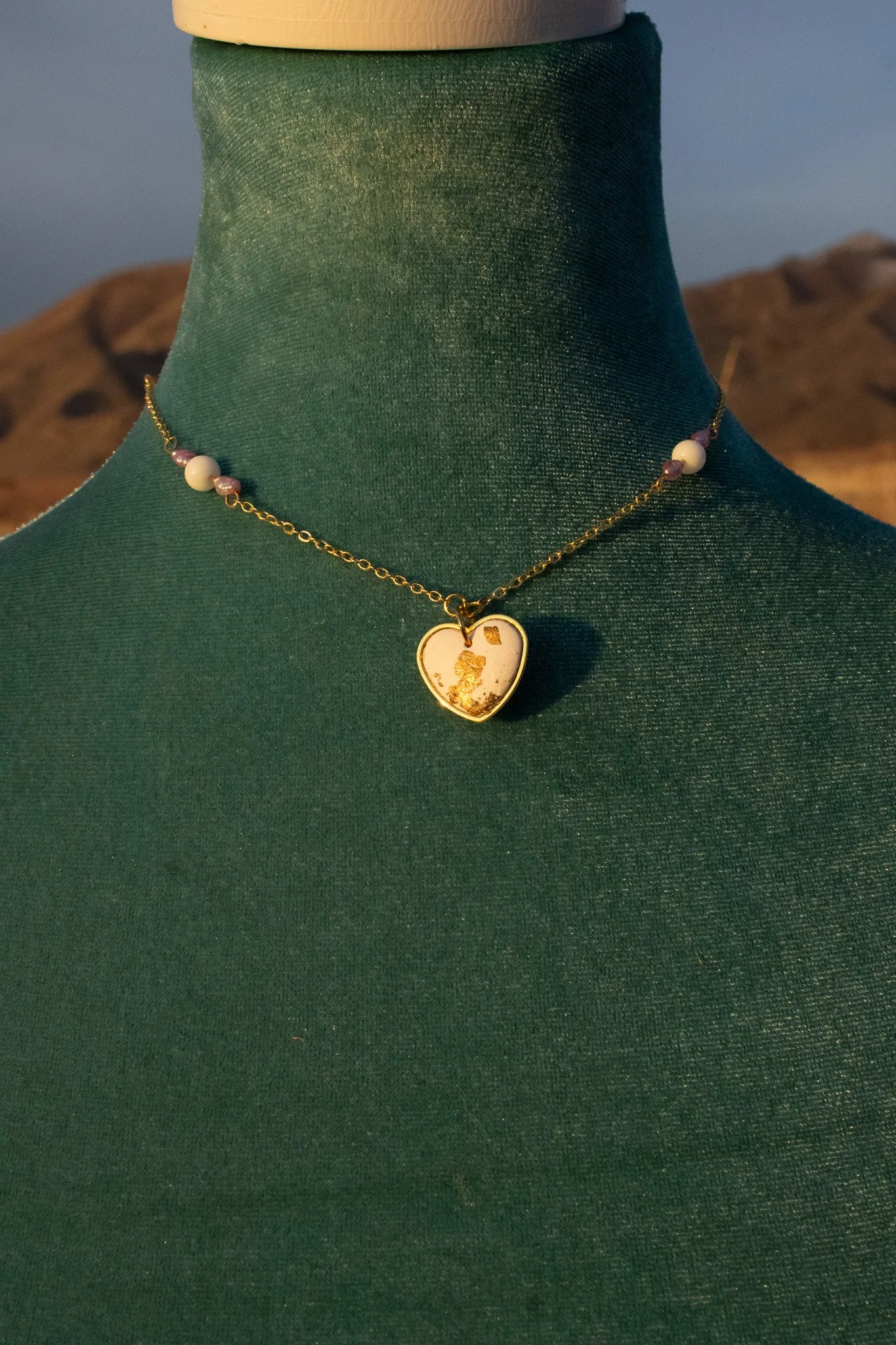 Golden Hearts Necklace