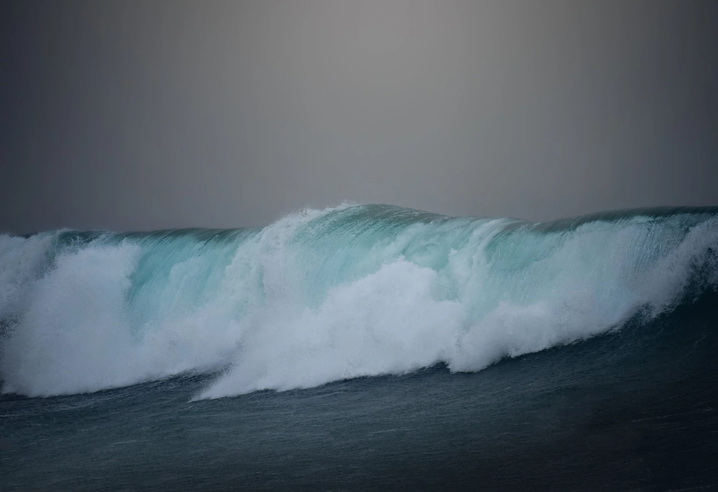 The sea, at Arnol, through which many a Sgoth Niseach somehow once launched