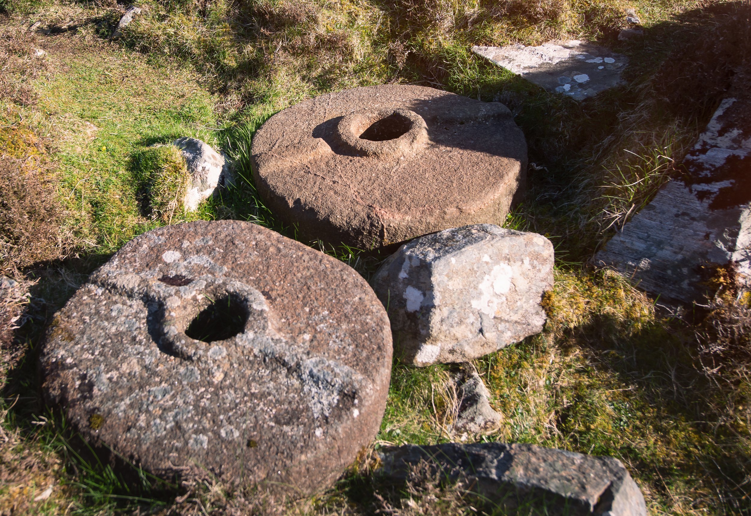Some of the many millstones littering regions supposedly always lacking in grain.
