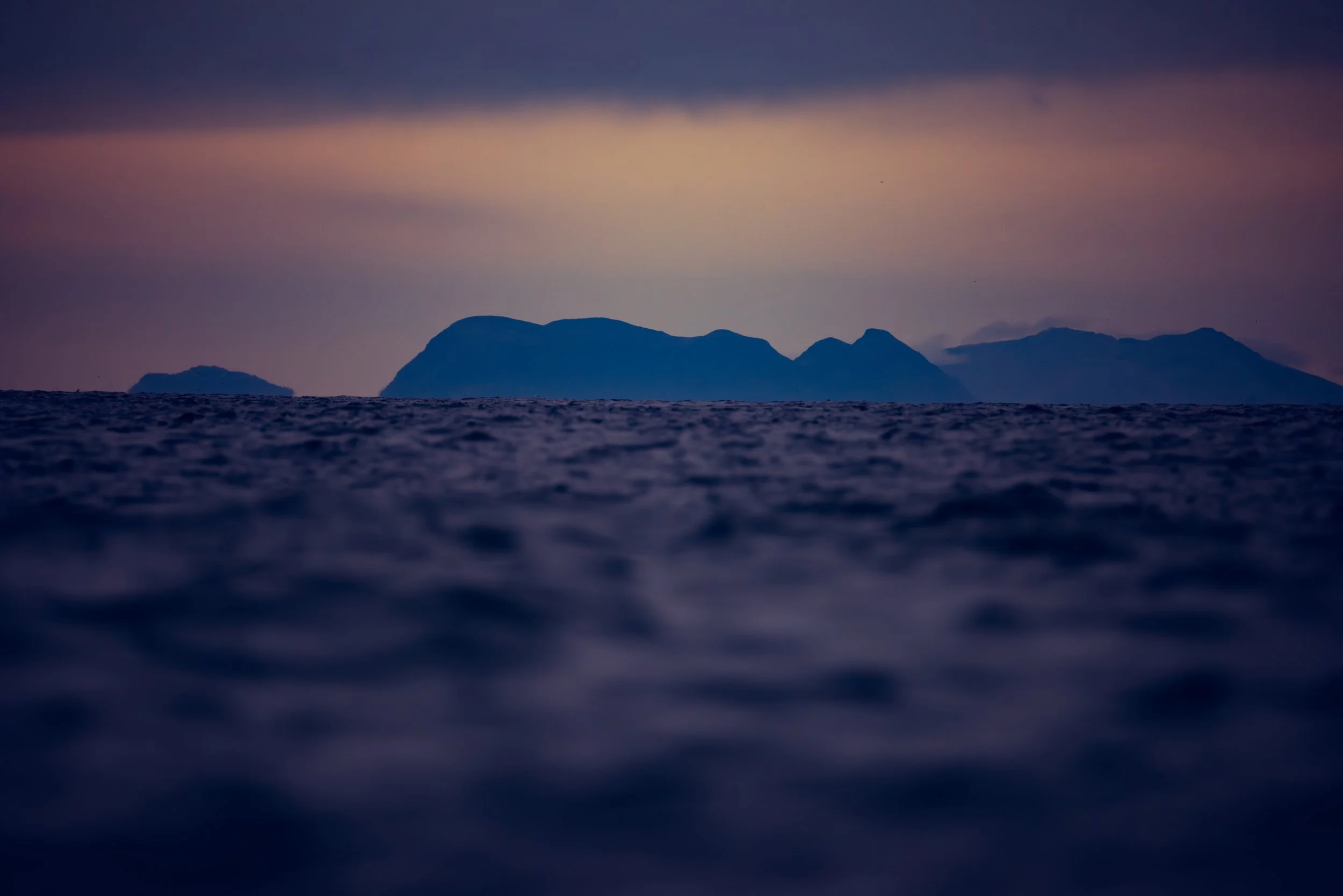 Out to the Flannans, some of the array of small islands round Lewis