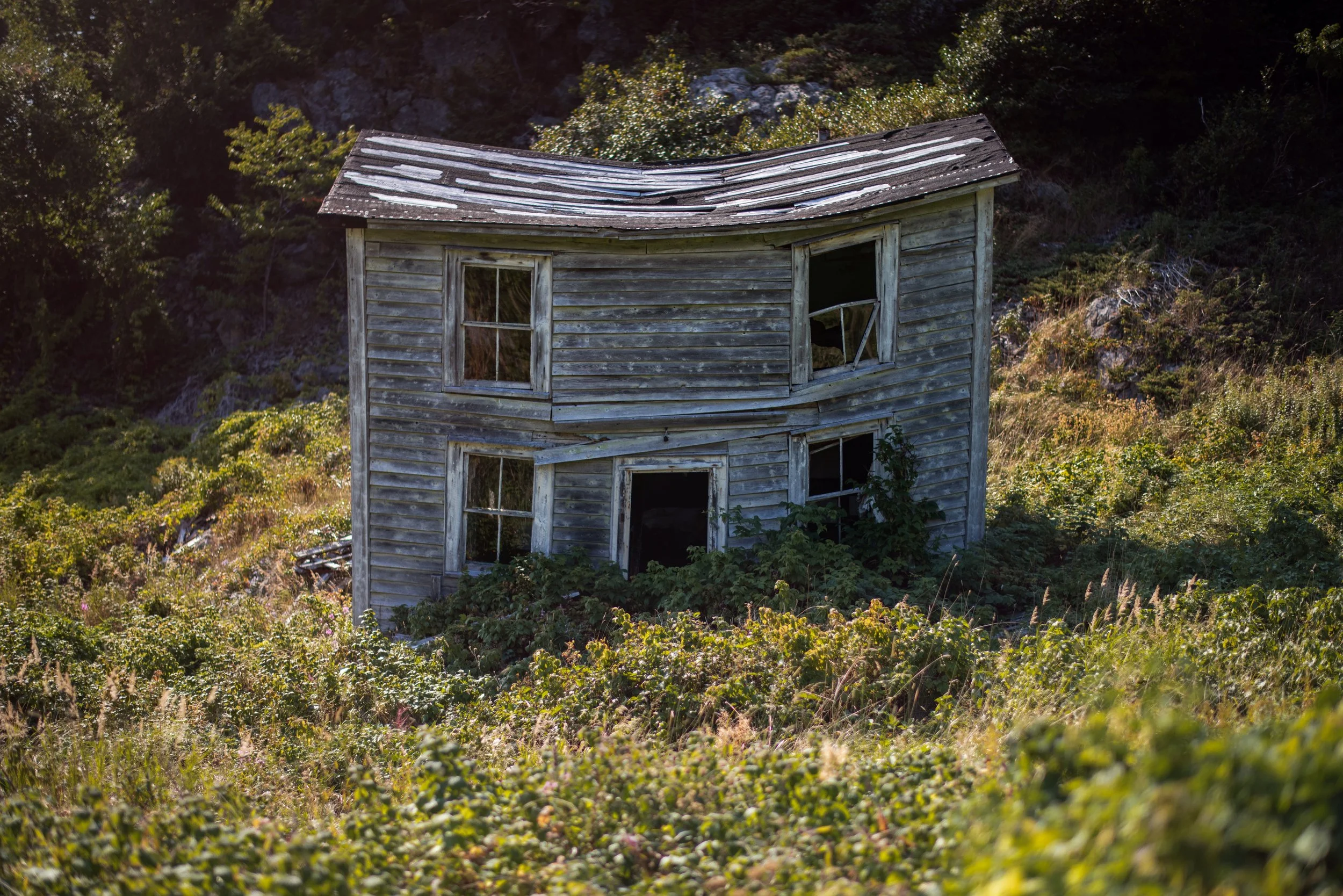 An emptied Newfoundland Outport (Indian Burying Place)