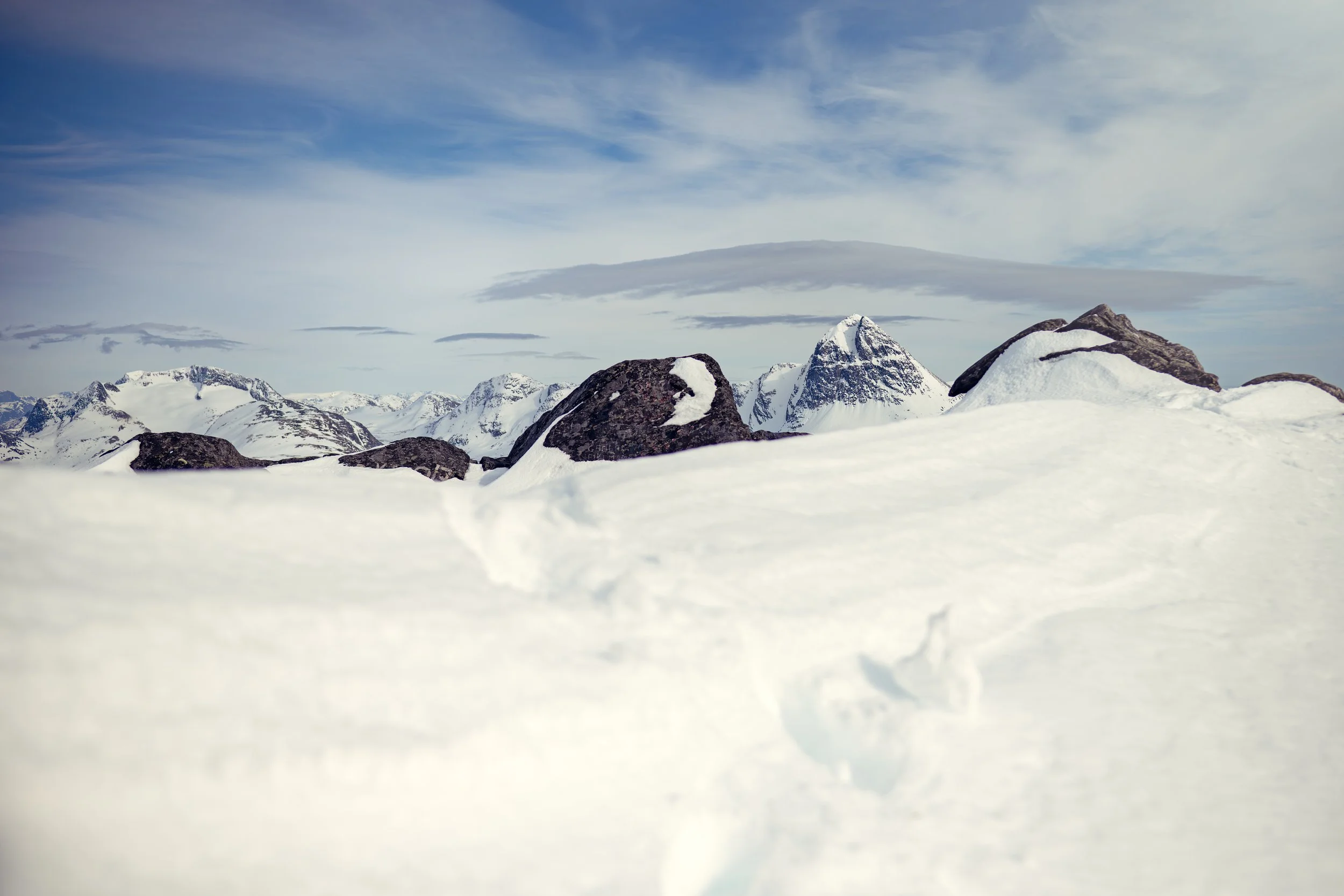 Crossing Greenland mountains