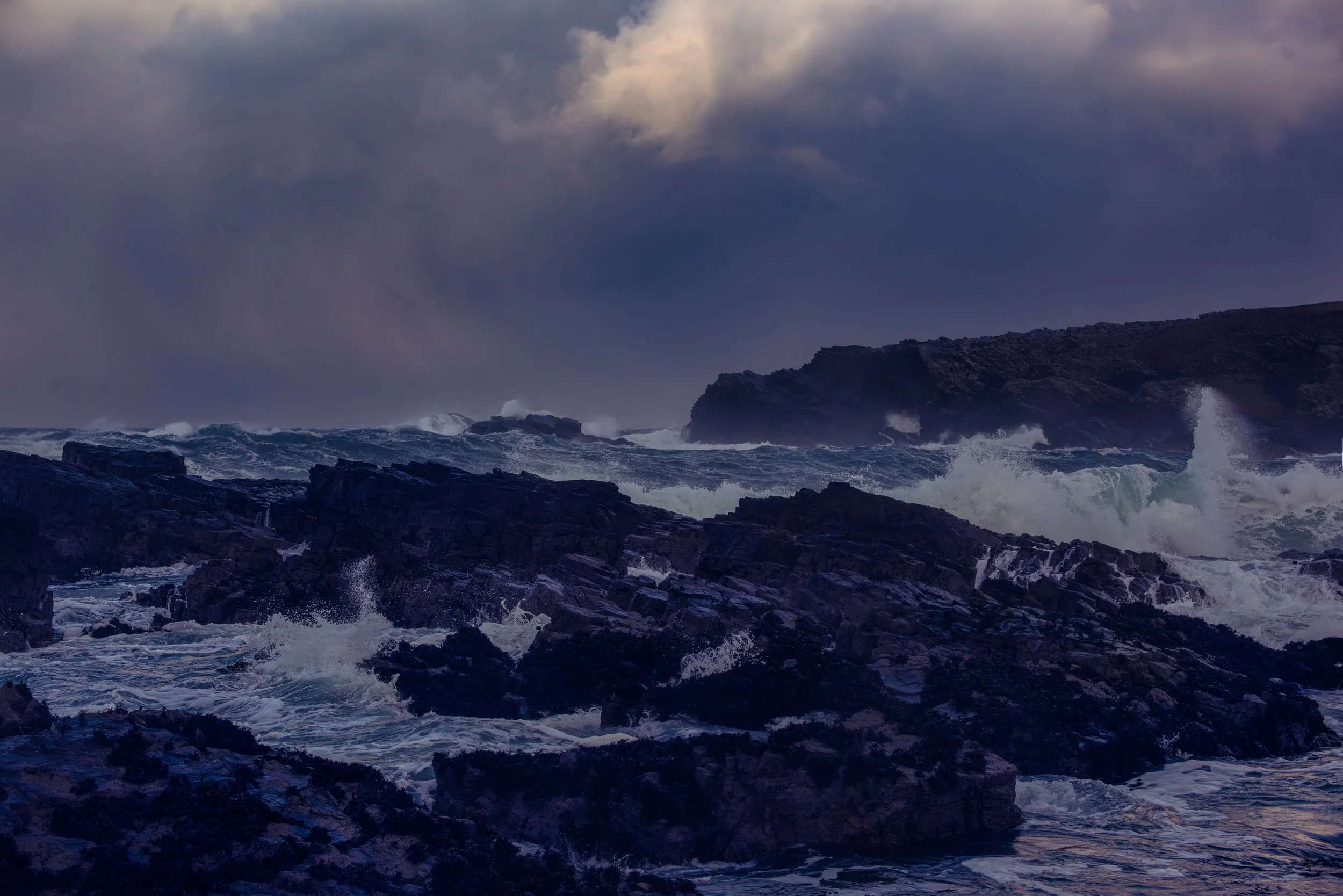 Eoropaidh, a famous Sgoth Niseach launch beach, in January