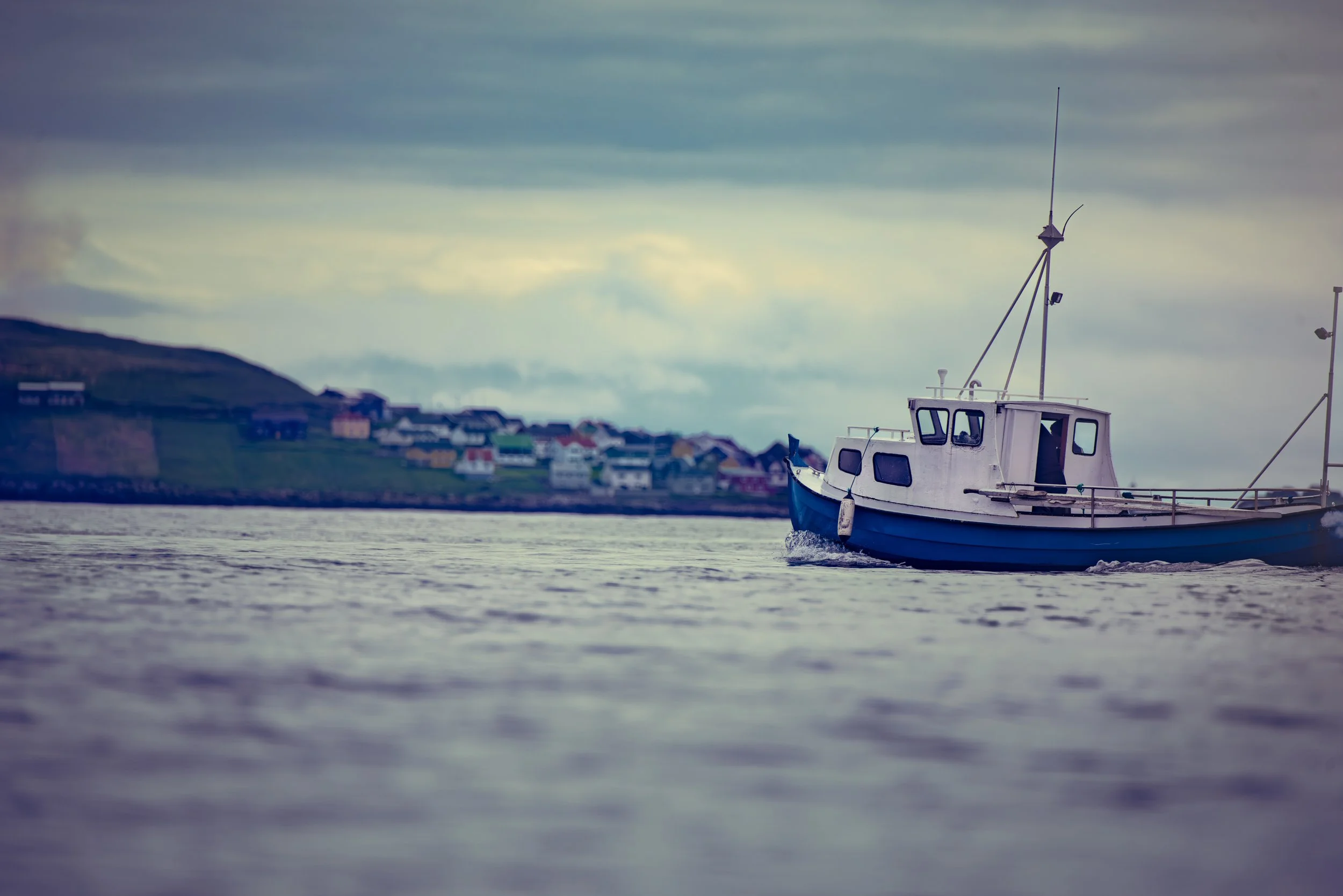 Entering Tórshavn for the first time, feeling like part of the fleet