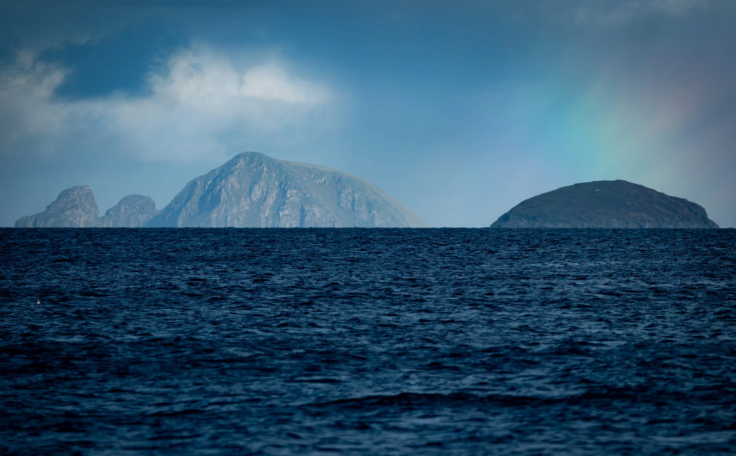 Shards or rainbow among the islands of Northern Norway