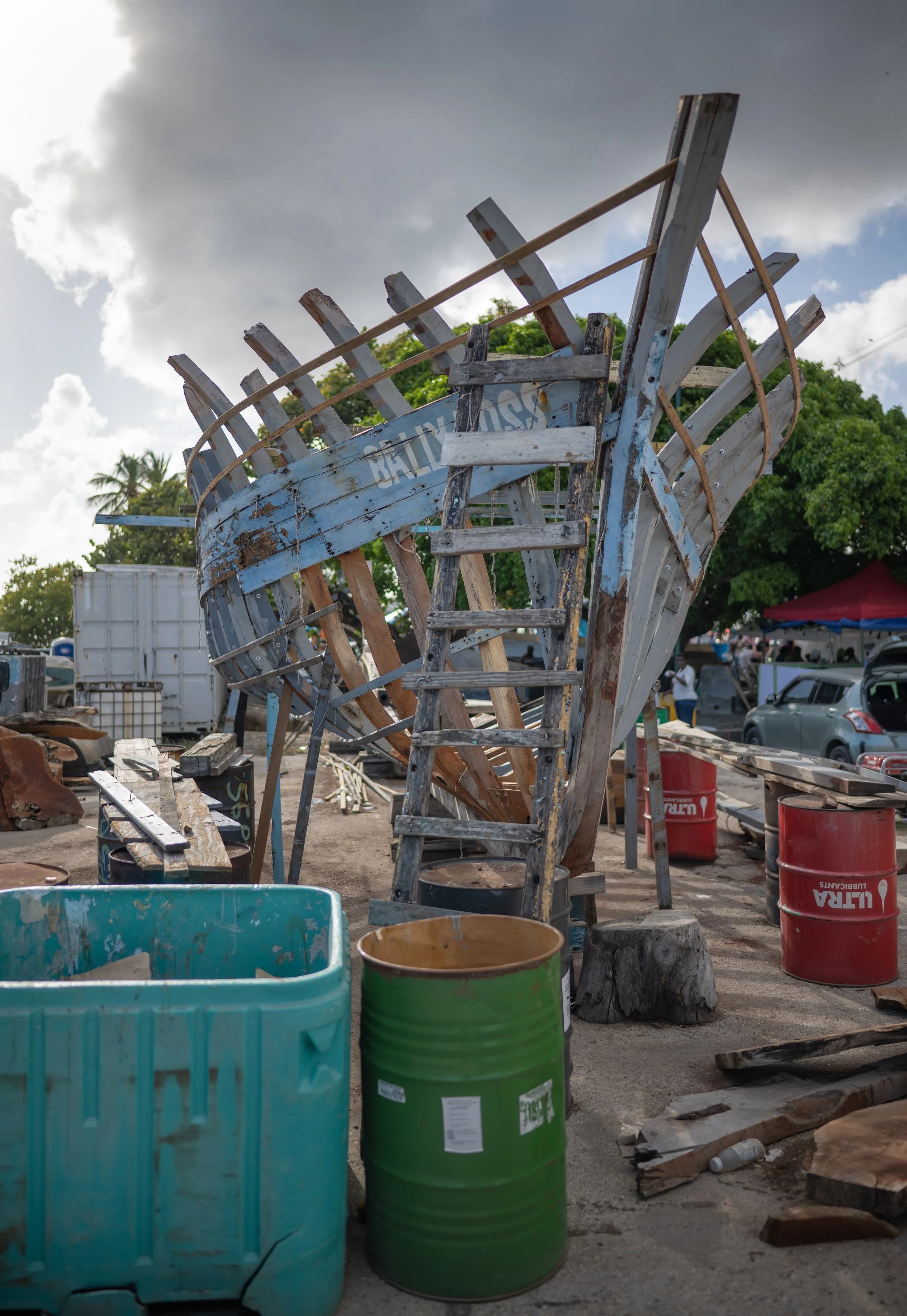 Oistins boatyard