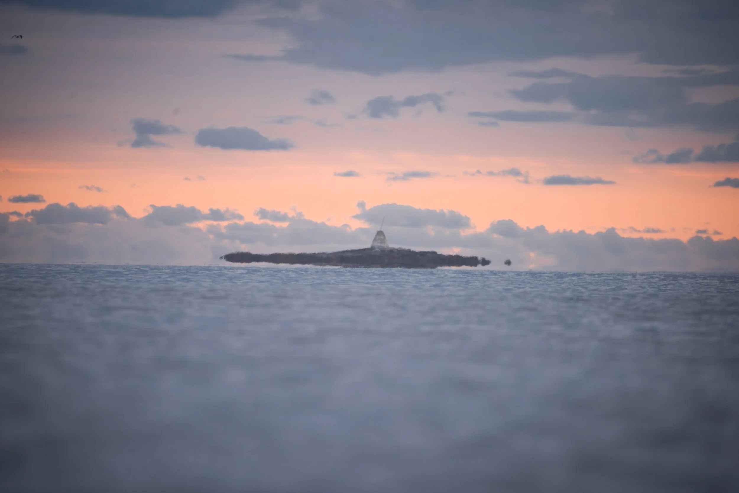 Floating skerries near the Cranberry Islands