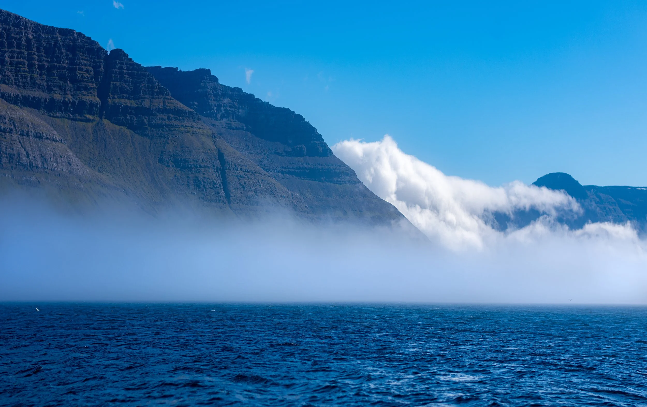 Before entering the sea mist