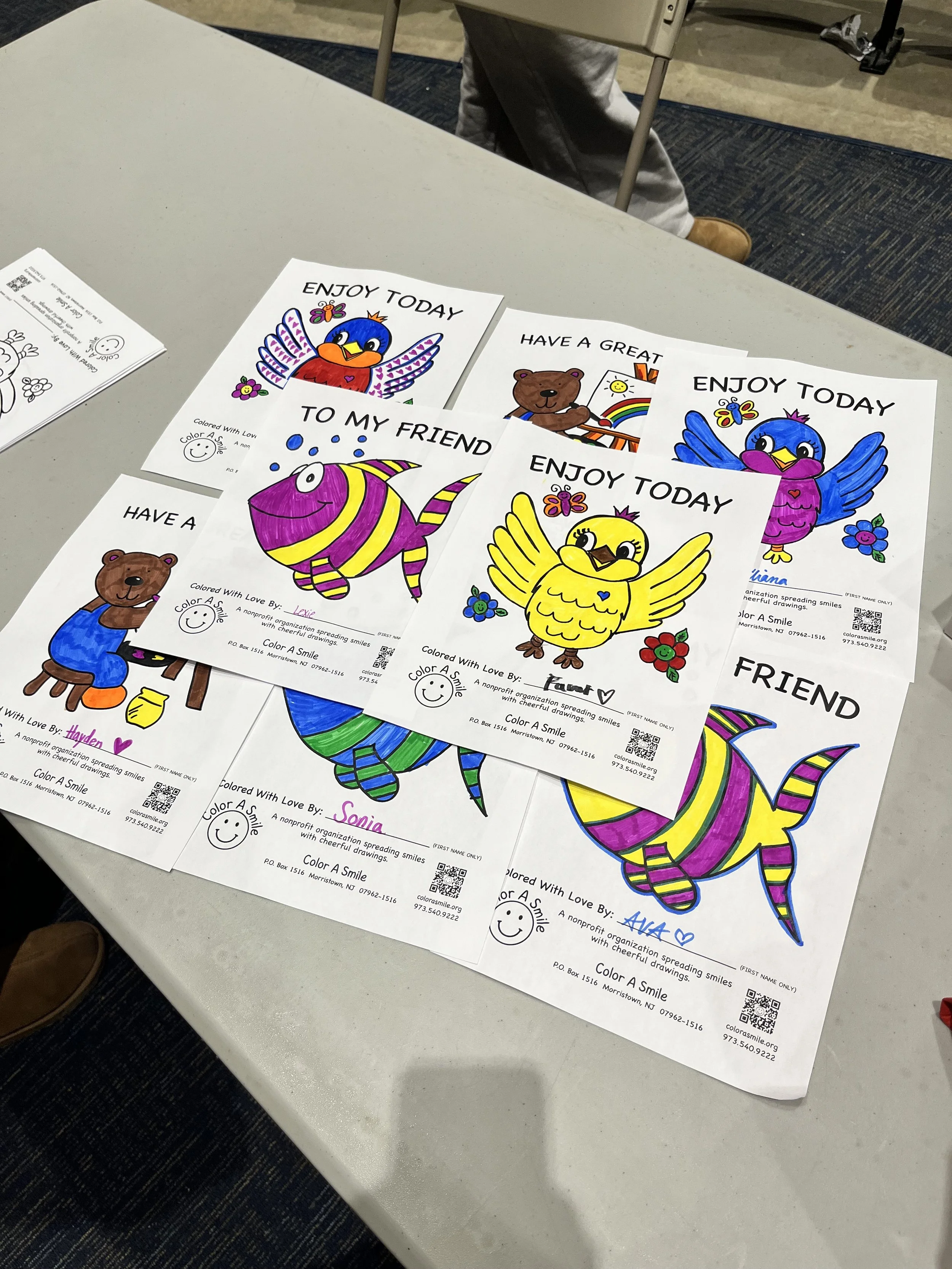 2025 Community Service - Color A Smile