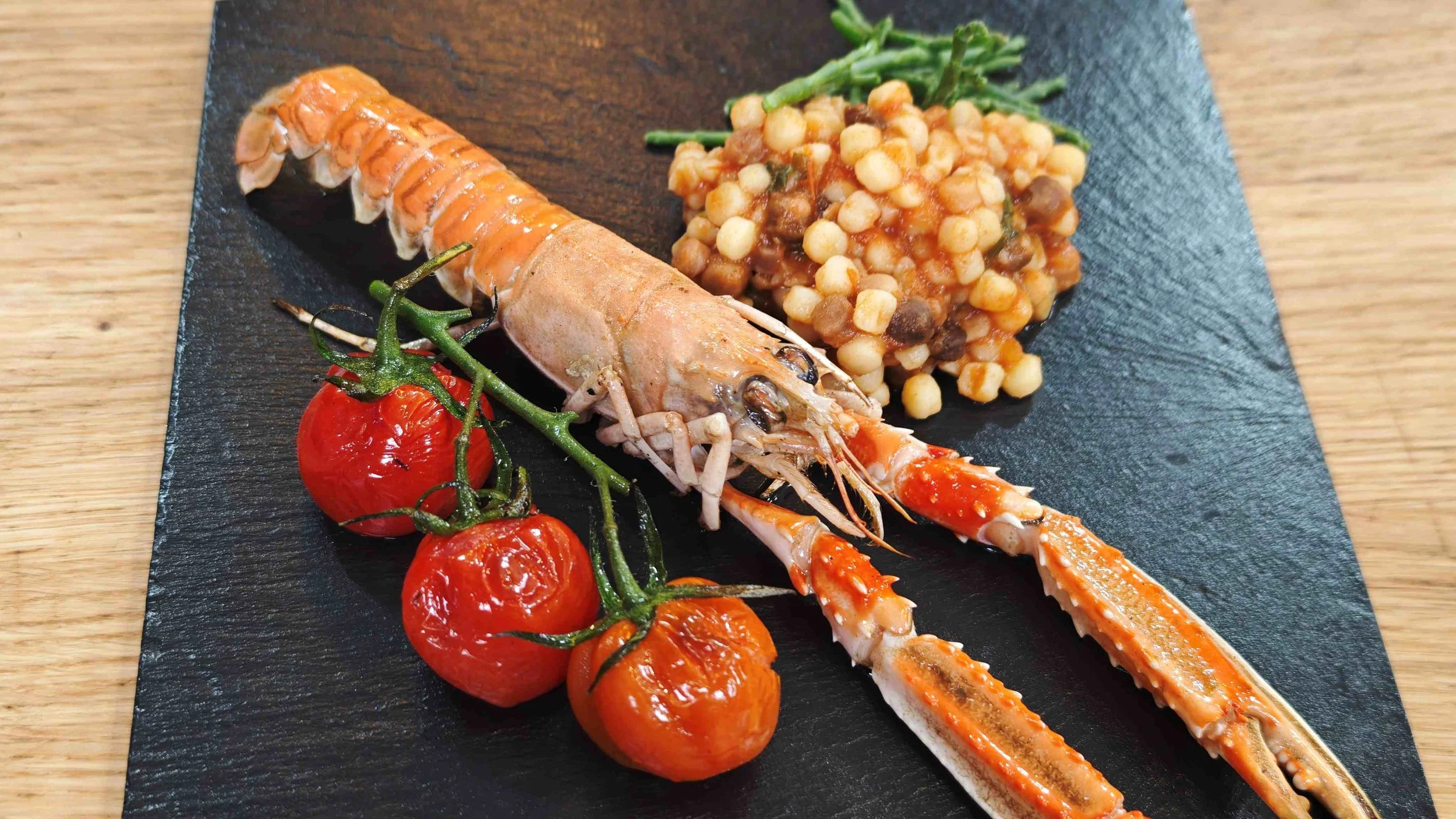 Fregola s škampi