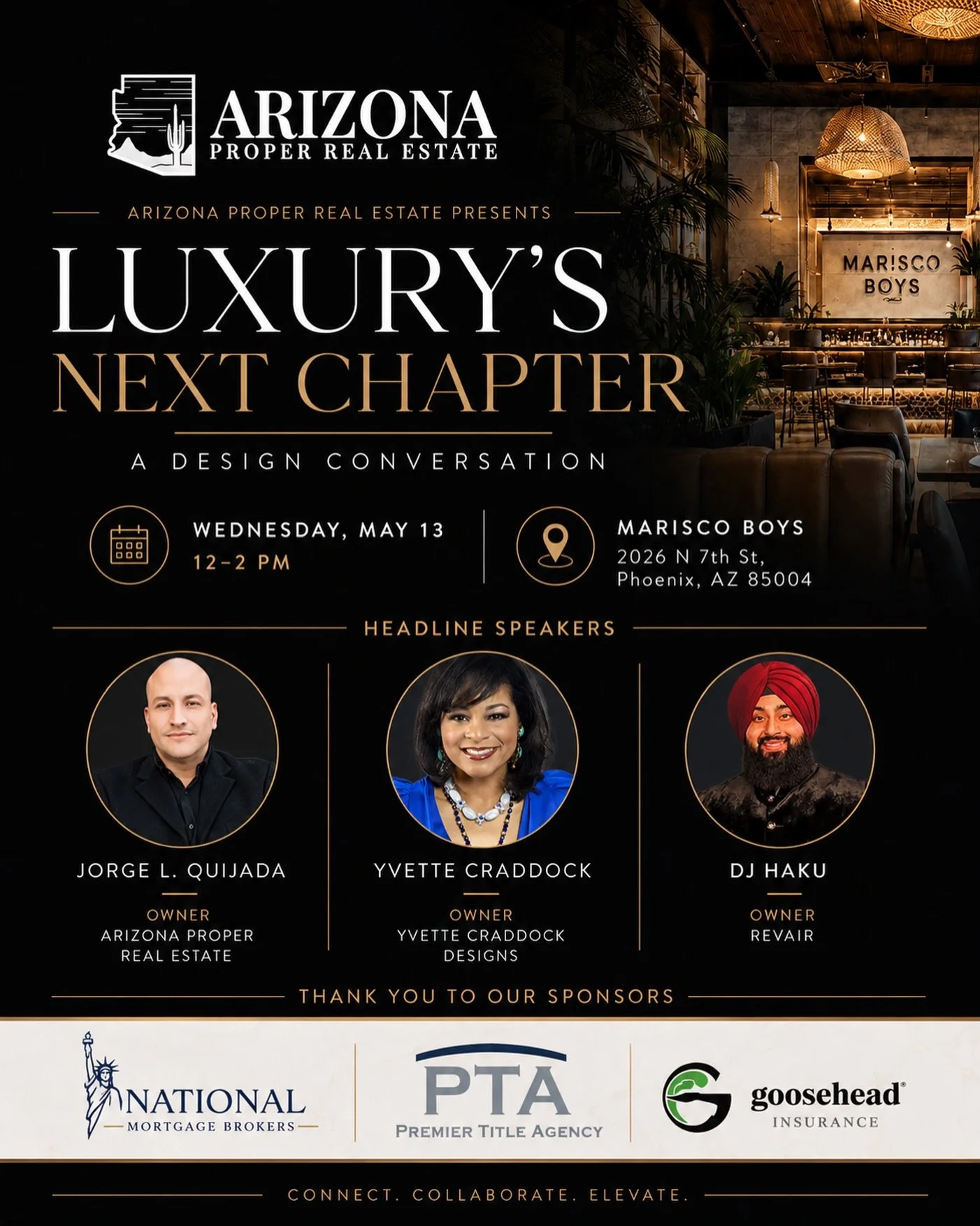 Mark your calendars for next Wednesday&rsquo;s presentation of Luxury&rsquo;s Next Chapter from an international perspective. 

 The next frontier of luxury real estate and how to present it to discerning prospects. Architecture, materials, design st