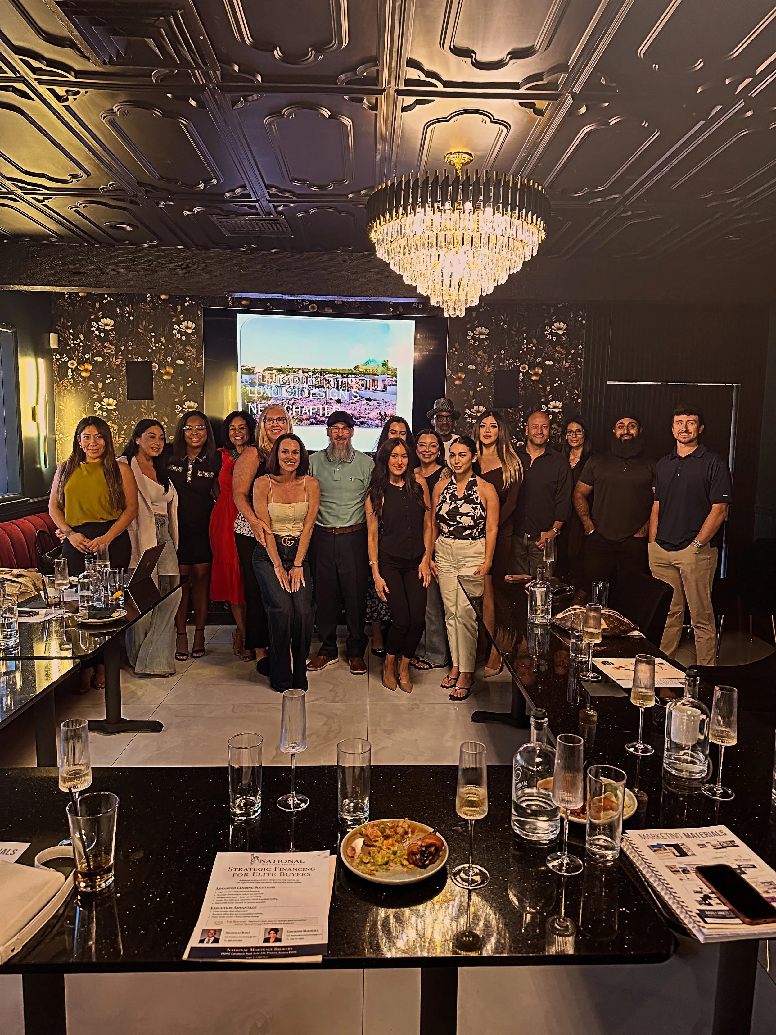 We had a packed house of real estate professionals discussing value-systems and standards, business systems, customer service, financing, marketing and design. I shared a few of my globally sourced products, that make properties truly unique. Some of