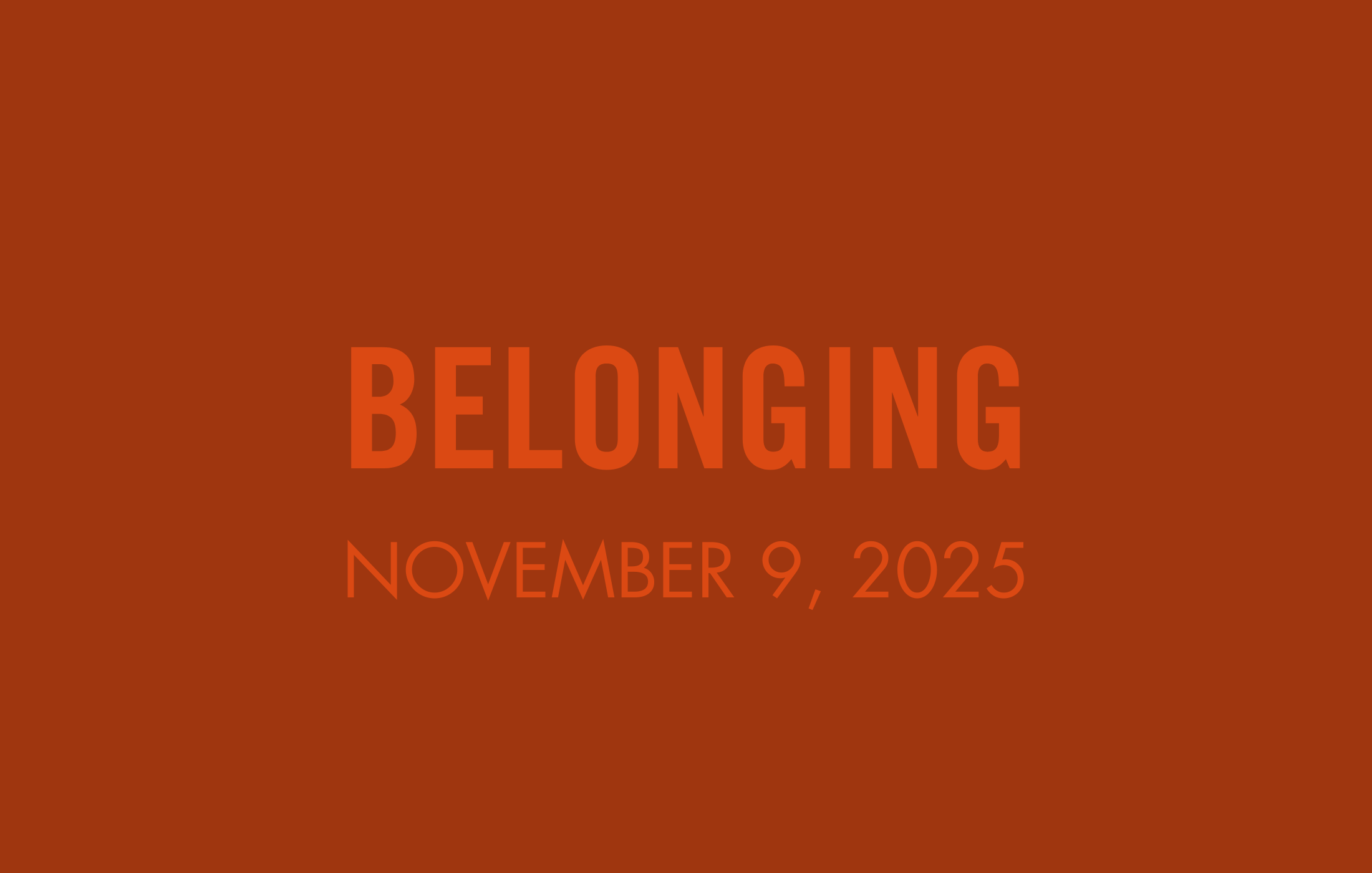 Belonging