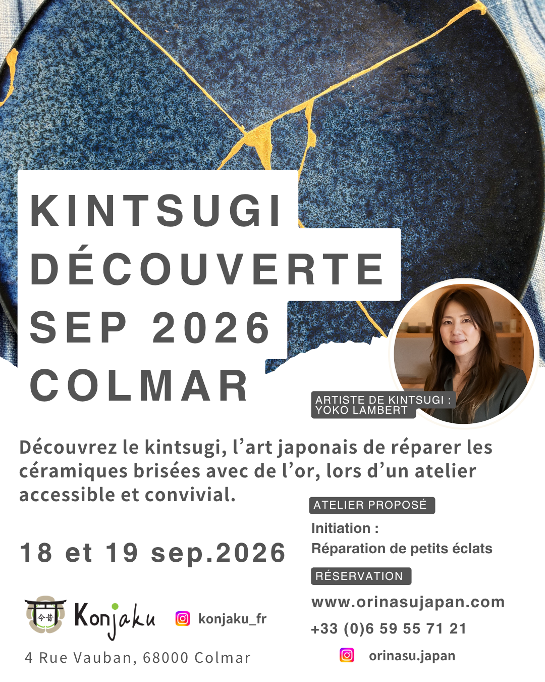 kintsugi à Colmar