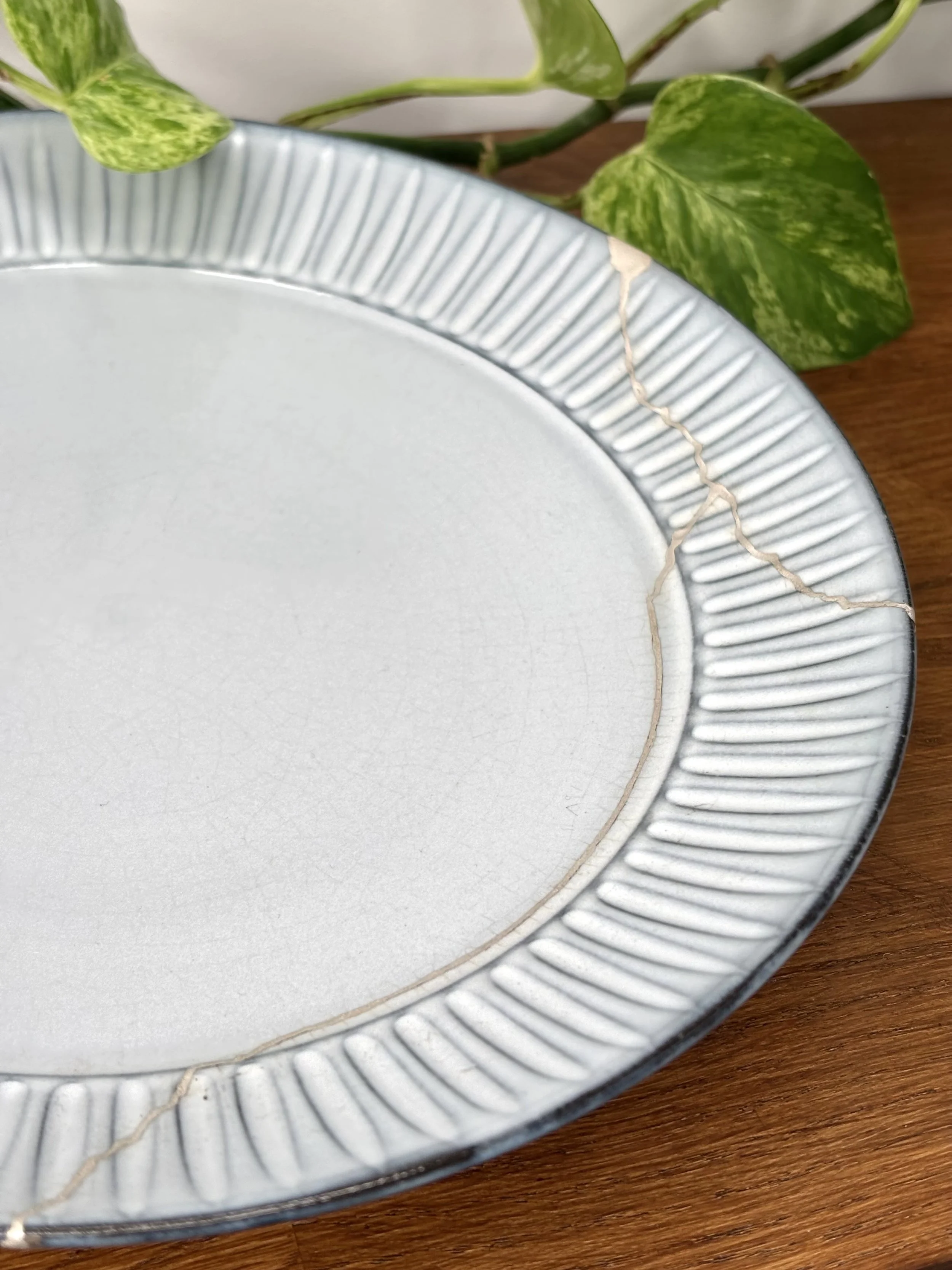 Assiette kintsugi - ORINASU JAPAN ANNECY