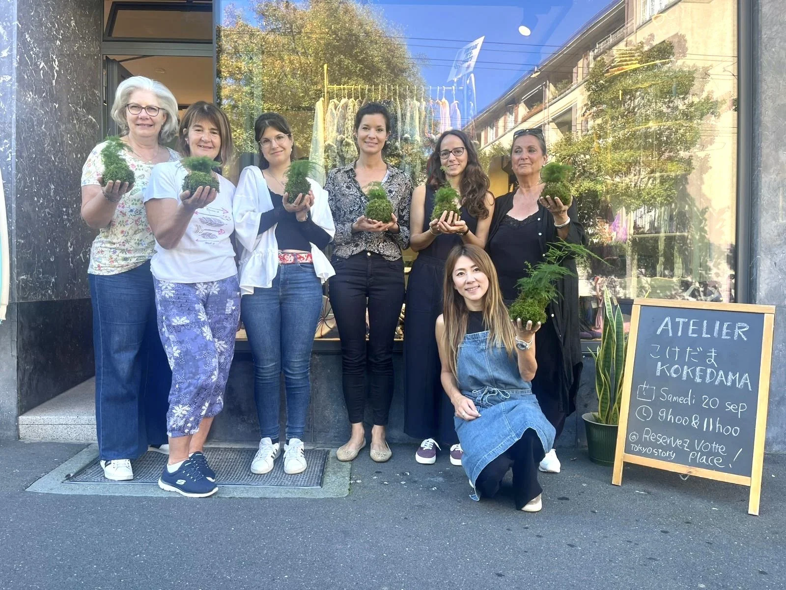 Atelier Kokedama à Lausanne
