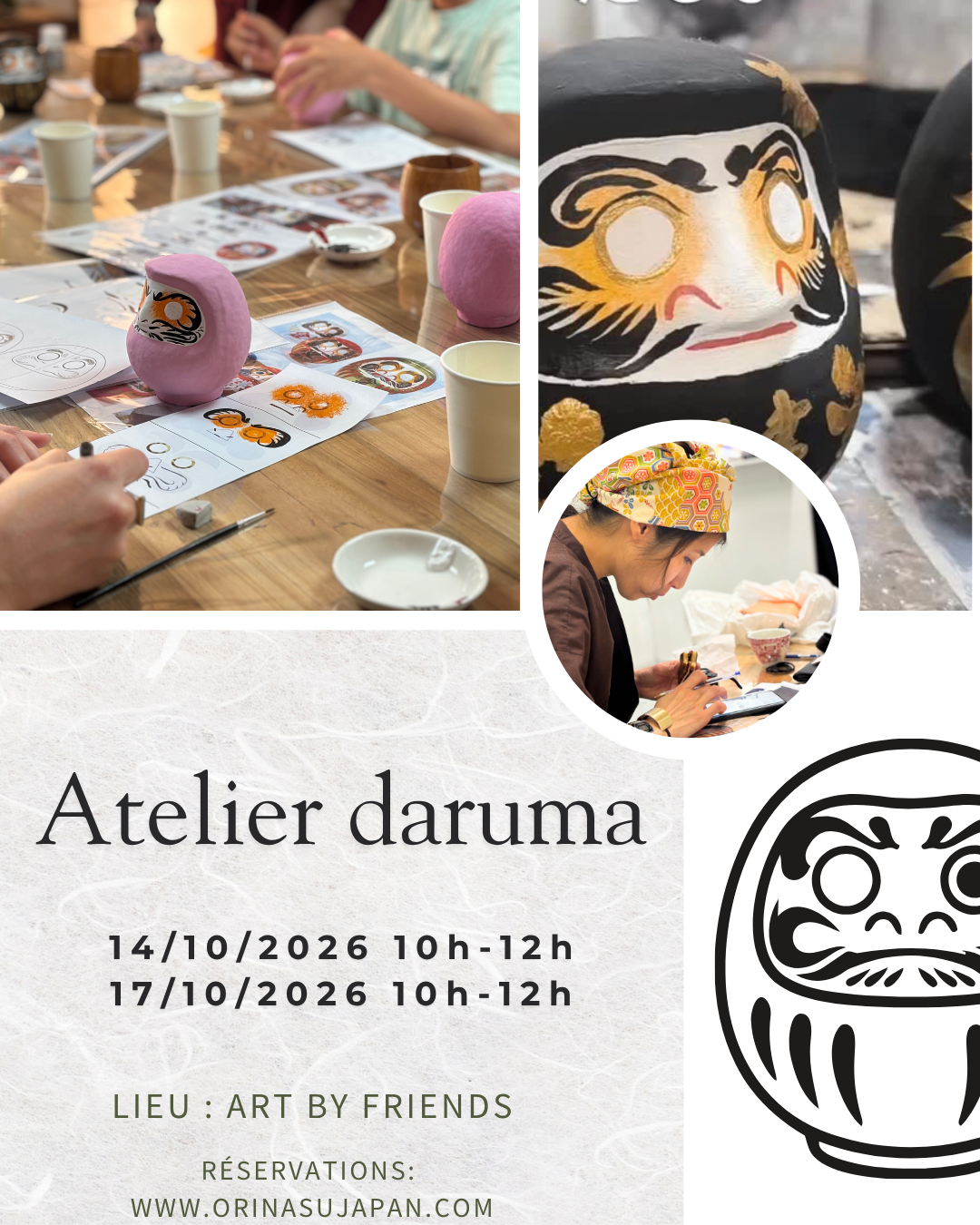 Atelier Daruma - octobre 2026