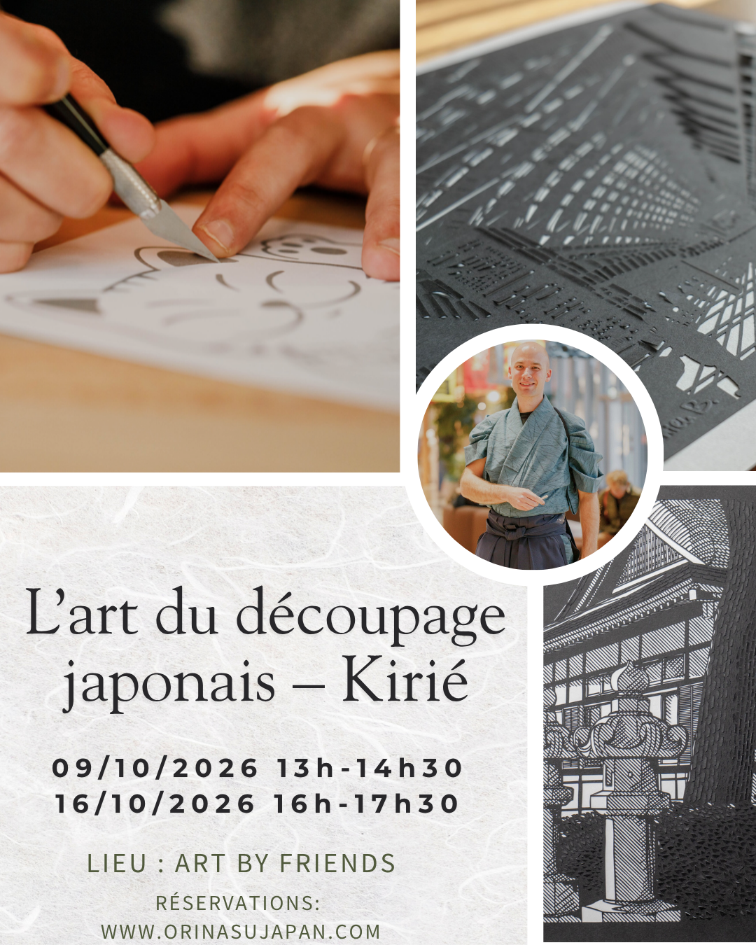 Atelier - L’art du découpage japonais, Kirié - octobre 2026
