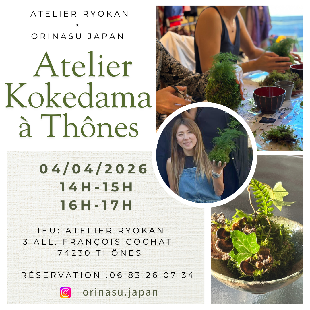 Atelier kokedamas à Thônes
