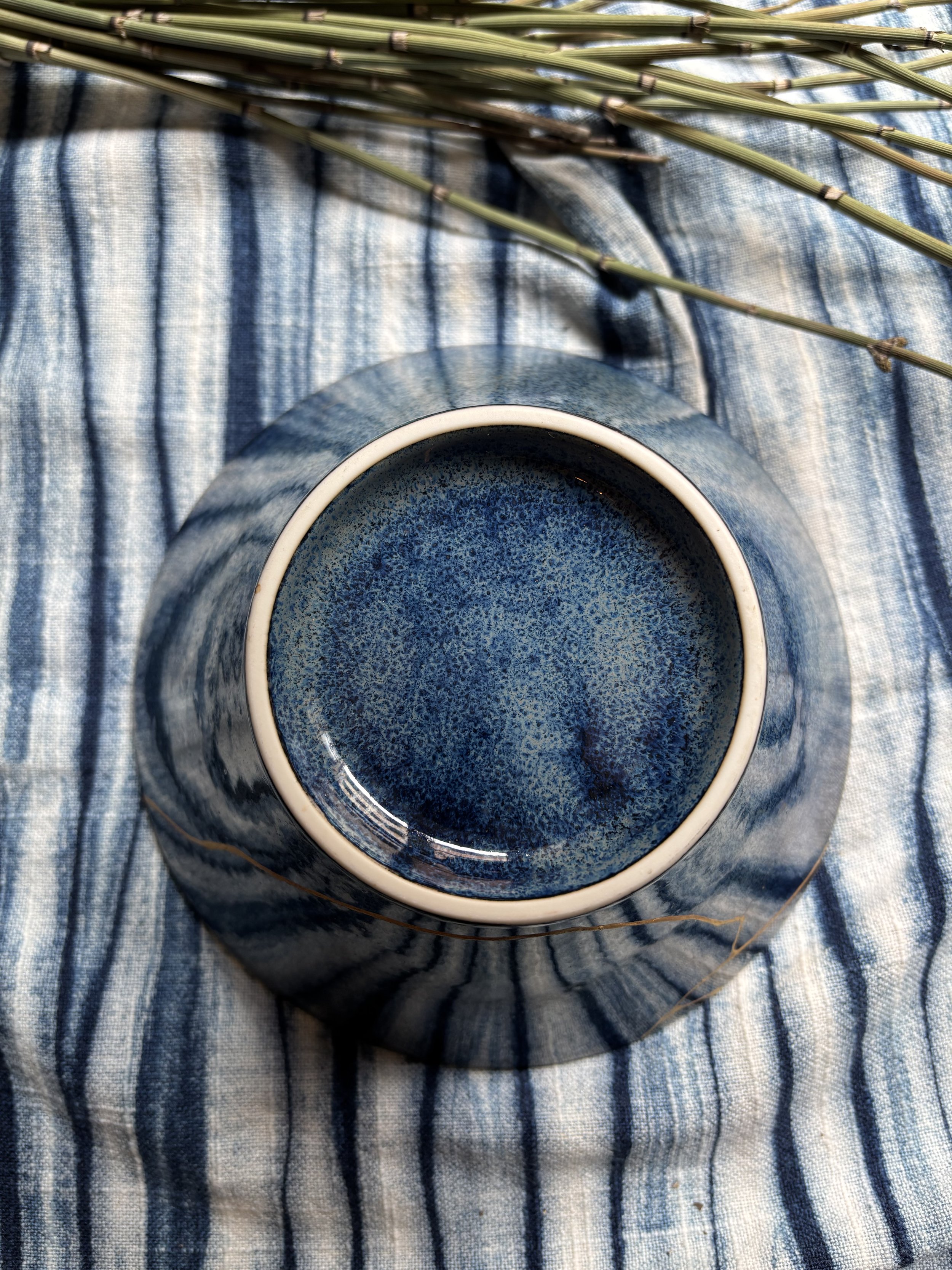 Bol à Ramen bleu - Kintsugi - Annecy - Vente