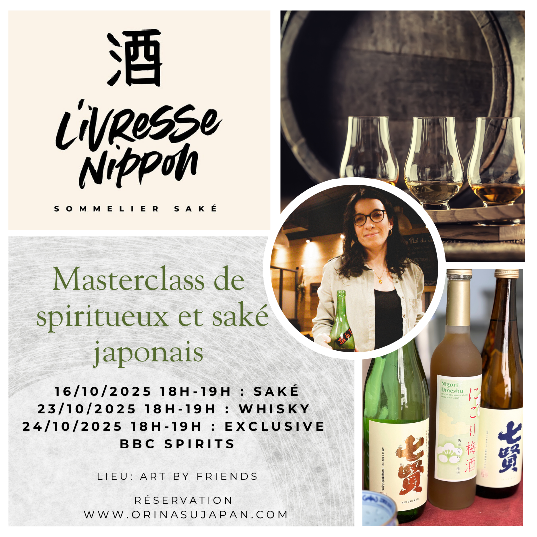 Masterclass Saké whisky alcools japonais