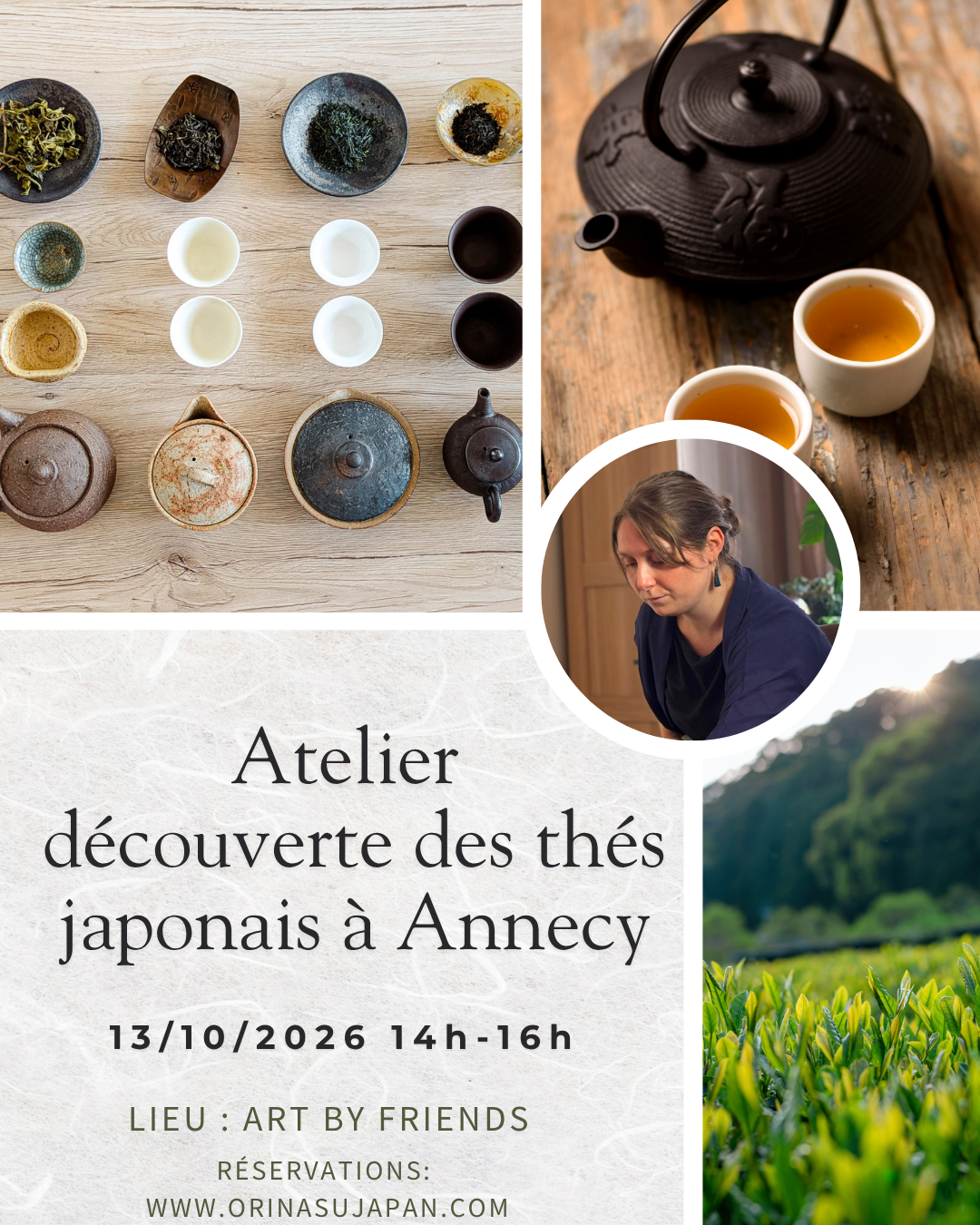 Atelier – Découverte des thés japonais - octobre 2026