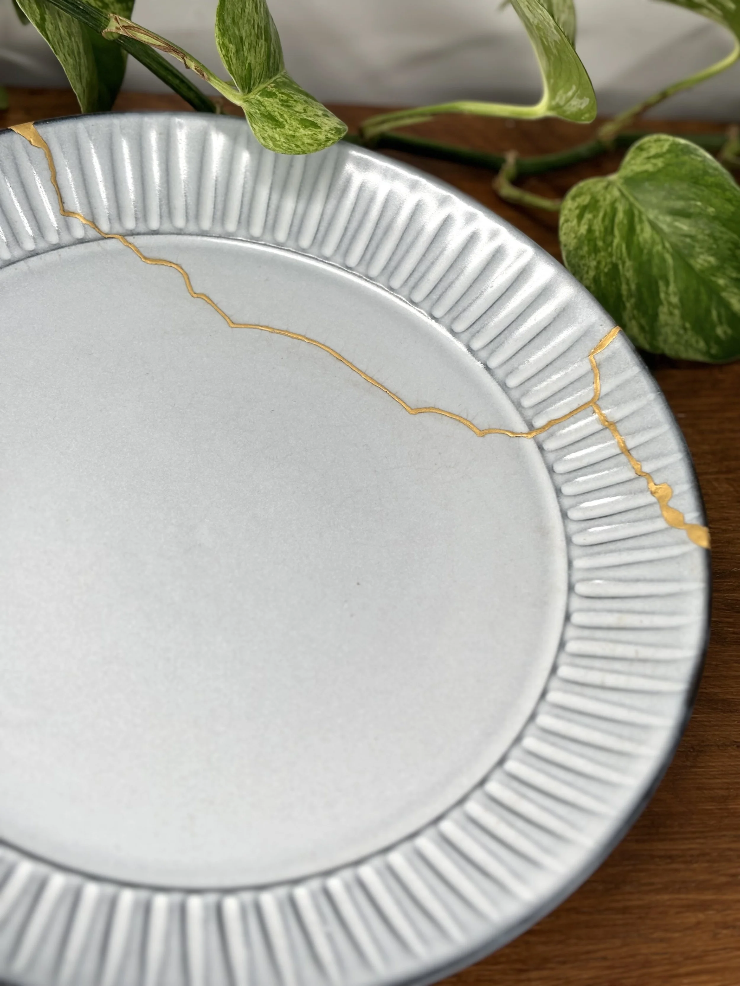 Assiette kintsugi - ORINASU JAPAN ANNECY