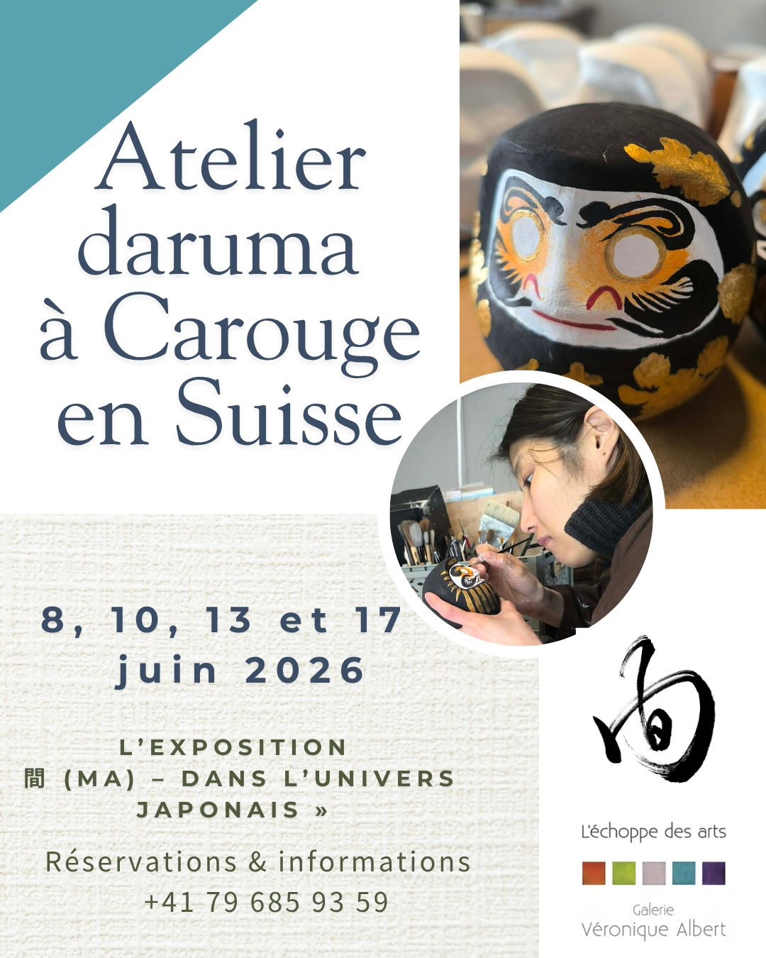 atelier daruma annecy geneve lyon japon