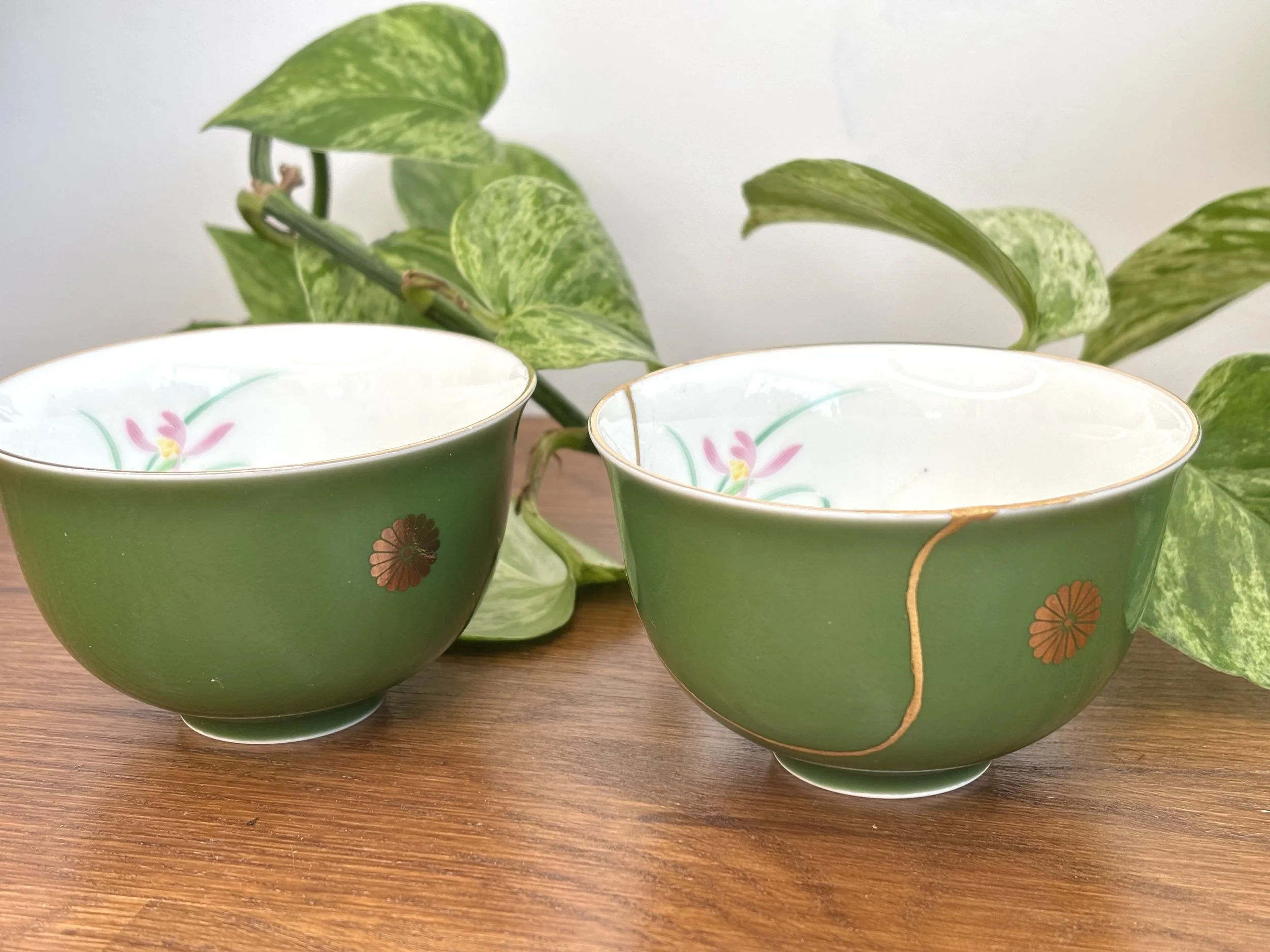 Objet Tasses japonaises kintsugi Kiku