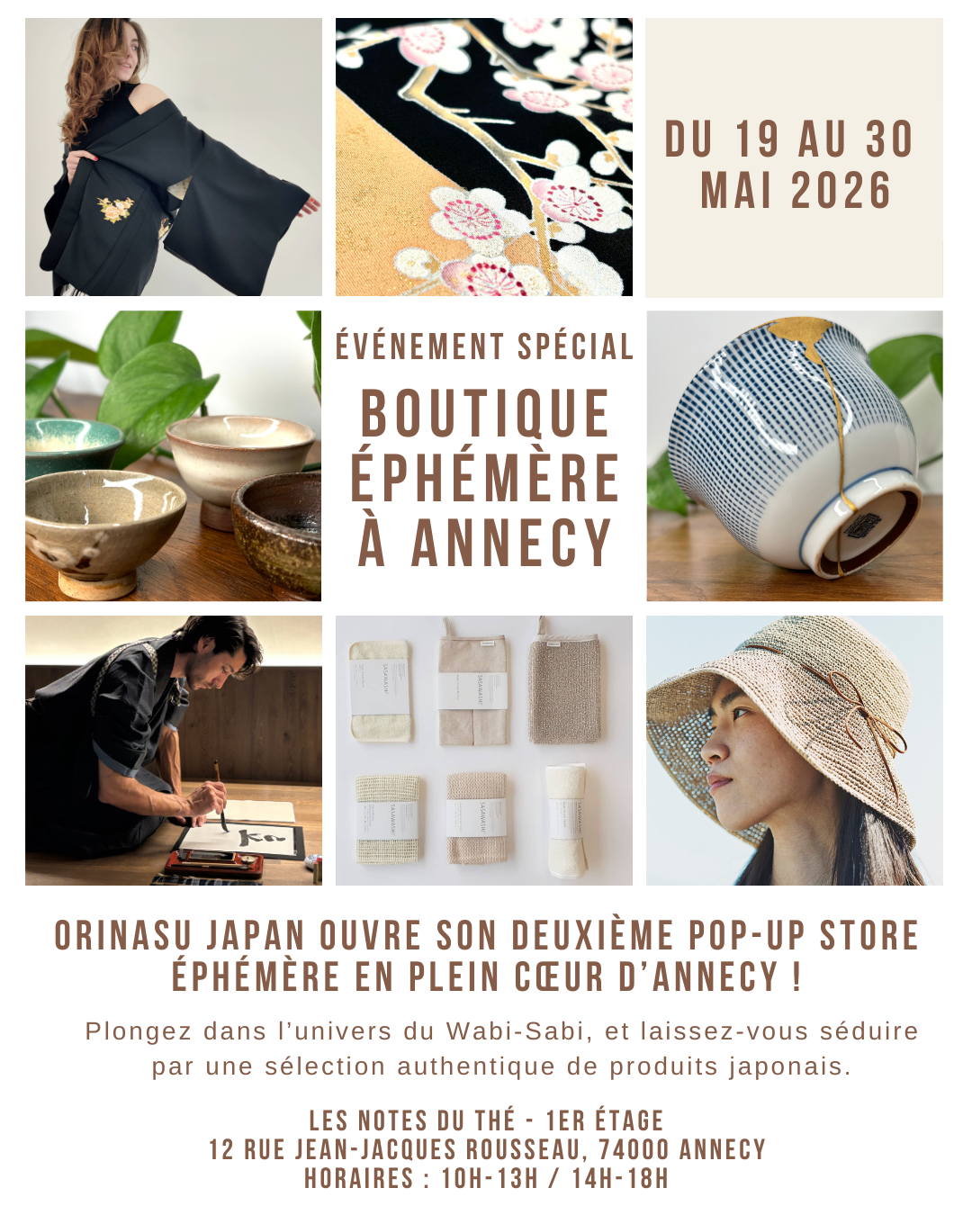 boutique éphémère à Annecy - japon