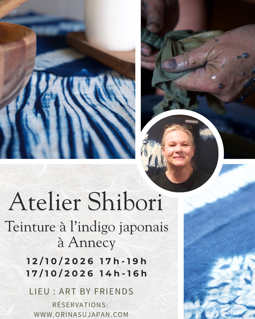 Atelier Shibori - octobre 2026