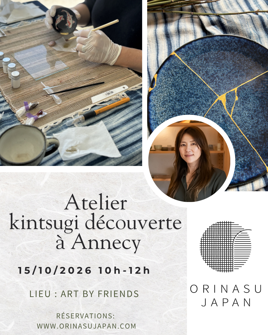 Atelier découverte du Kintsugi - octobre 2026