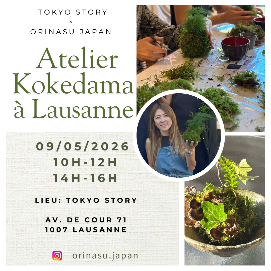 atelier kokedama à Lausanne