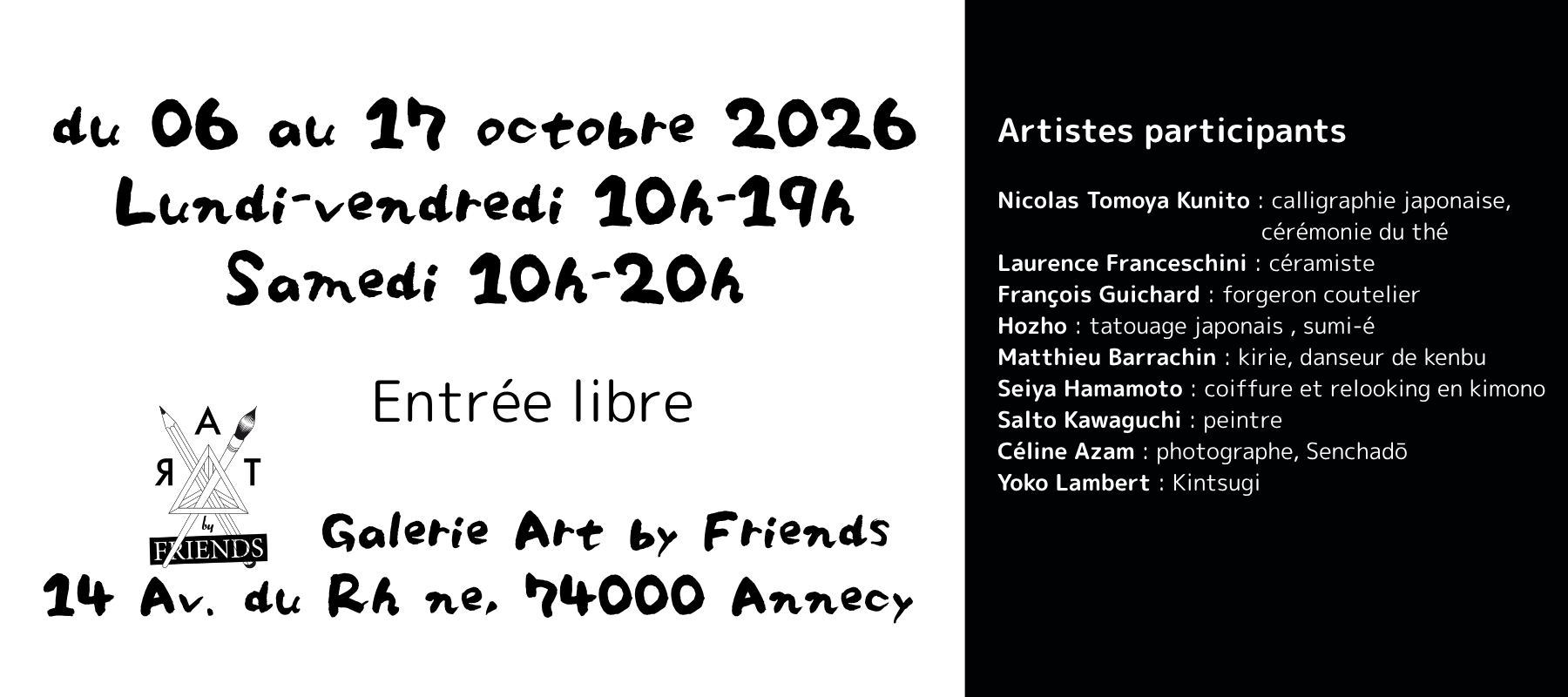 ORINASU L’art du Japon 2026 à Annecy- Festival Japon