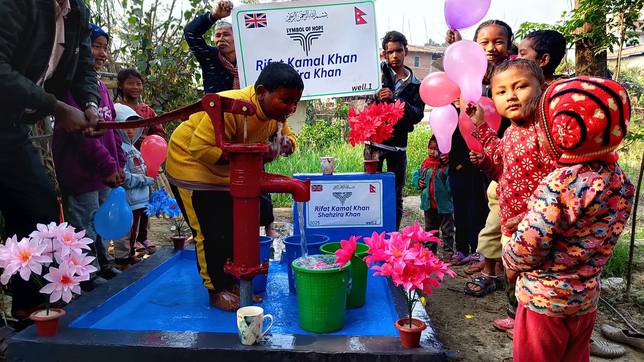 Our First Water Pump in Nepal!