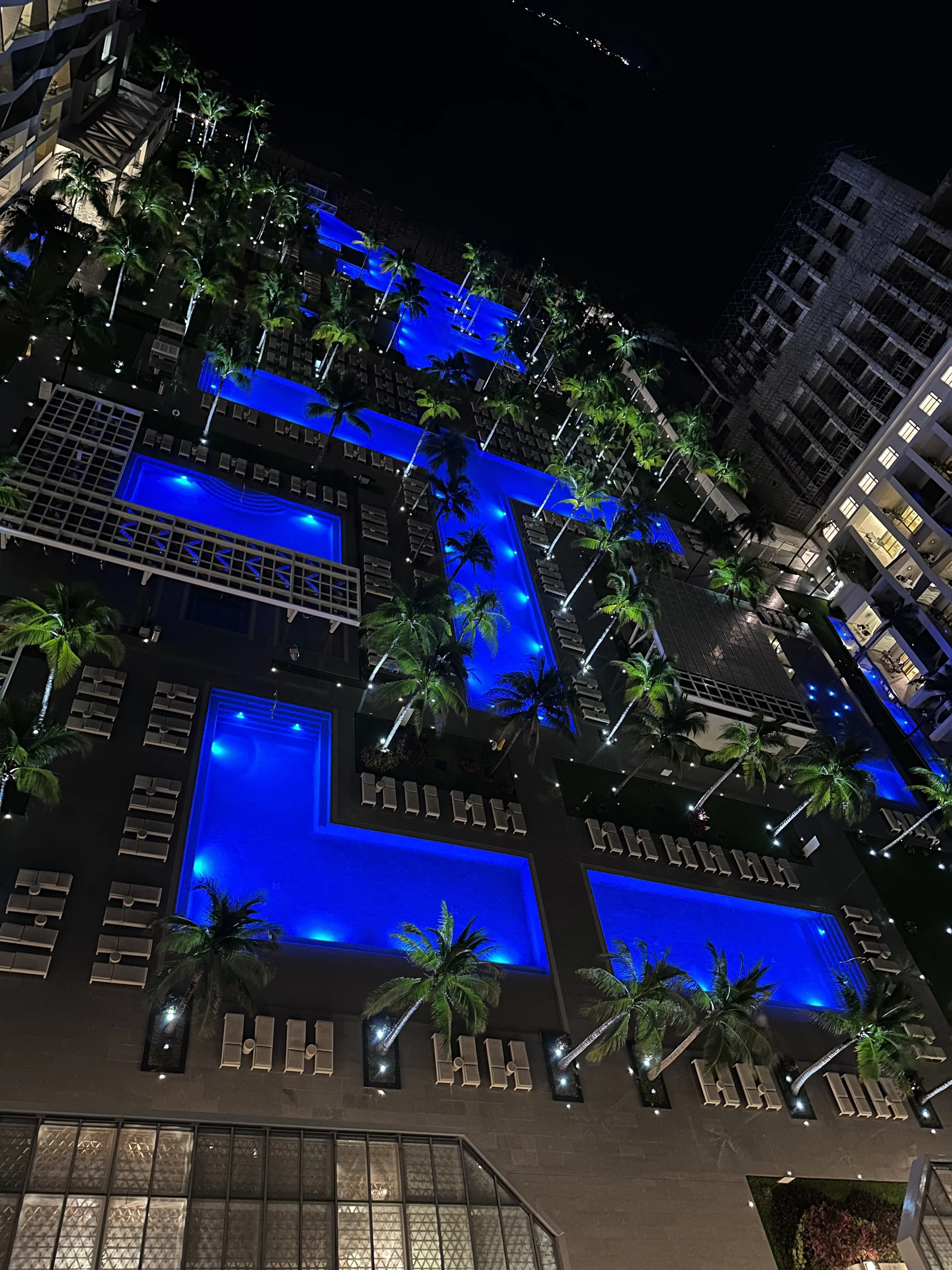 Resort at night