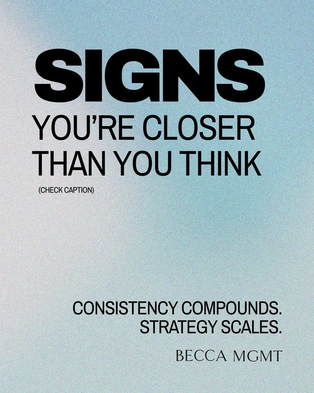 Signs you&rsquo;re closer than you think:

&ndash; Brands are reaching out
&ndash; You&rsquo;re showing up consistently
&ndash; You&rsquo;re landing deals, but not sure how to maximize them

The next level isn&rsquo;t about doing more, it&rsquo;s abo