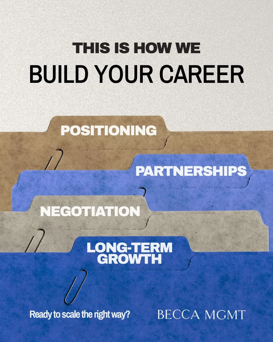 Most creators focus on content. We focus on everything behind it.

Positioning. Partnerships. Negotiation. Long-term growth. Because building a career takes more than just posting.

Ready to scale the right way? Let&rsquo;s talk.