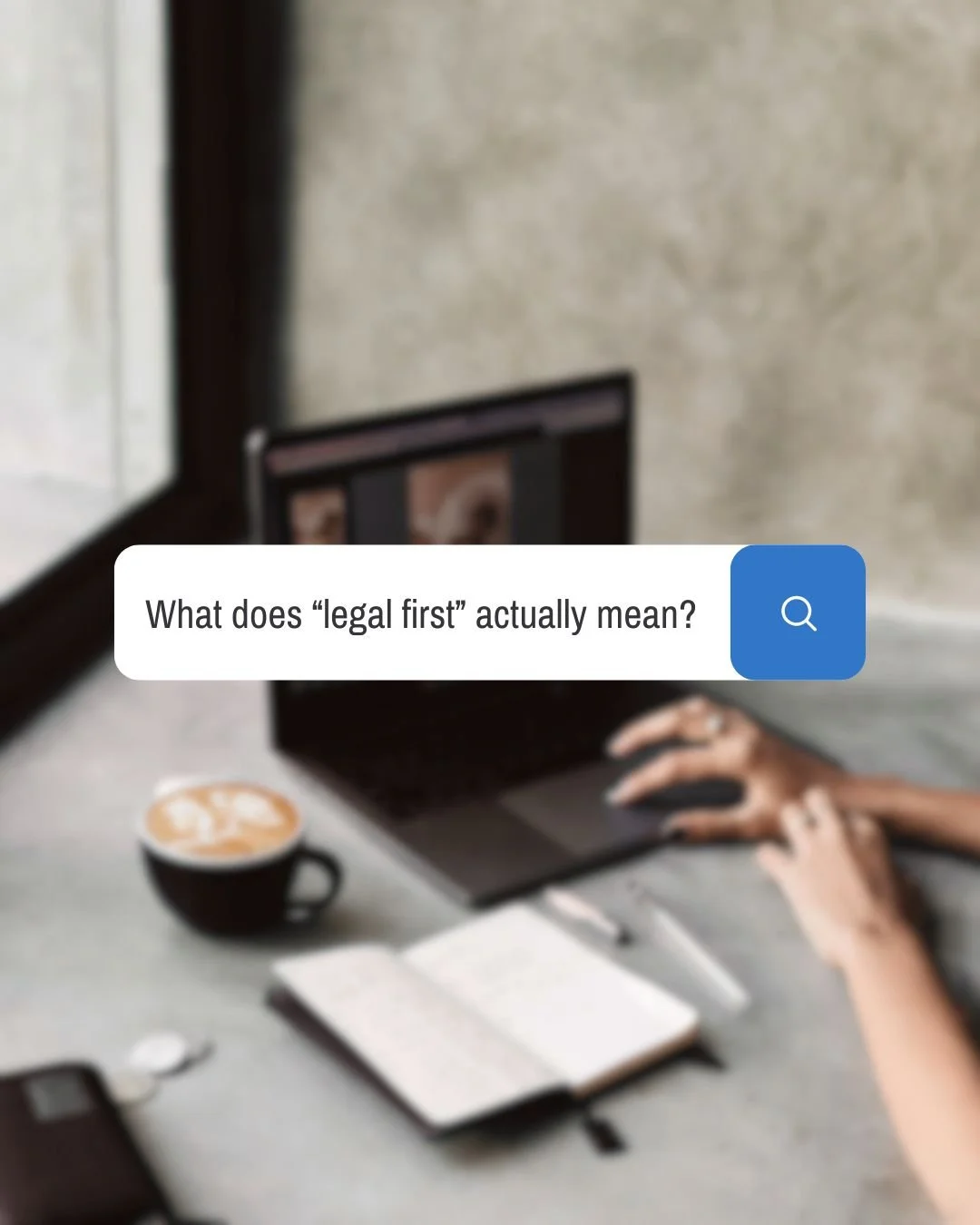 &ldquo;Legal first&rdquo; means your business is built on strategy, not guesswork.

Before anything gets signed, posted, or agreed to, we&rsquo;re looking at how it impacts you long-term.

Are your rights protected? Are you being paid what you should