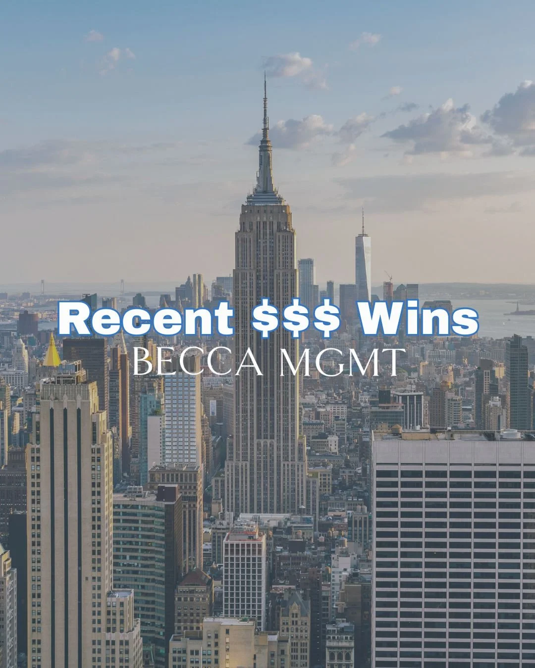 Recent wins. Real numbers. Real strategy.

This is what happens when creators are positioned correctly, not just posted consistently.

If you&rsquo;re ready to scale like this, you know where to find us.