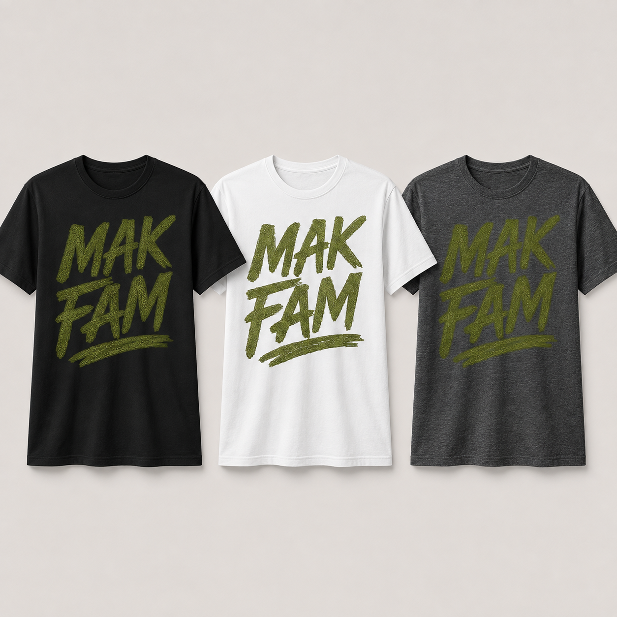 MakFam Green Mower Shirts