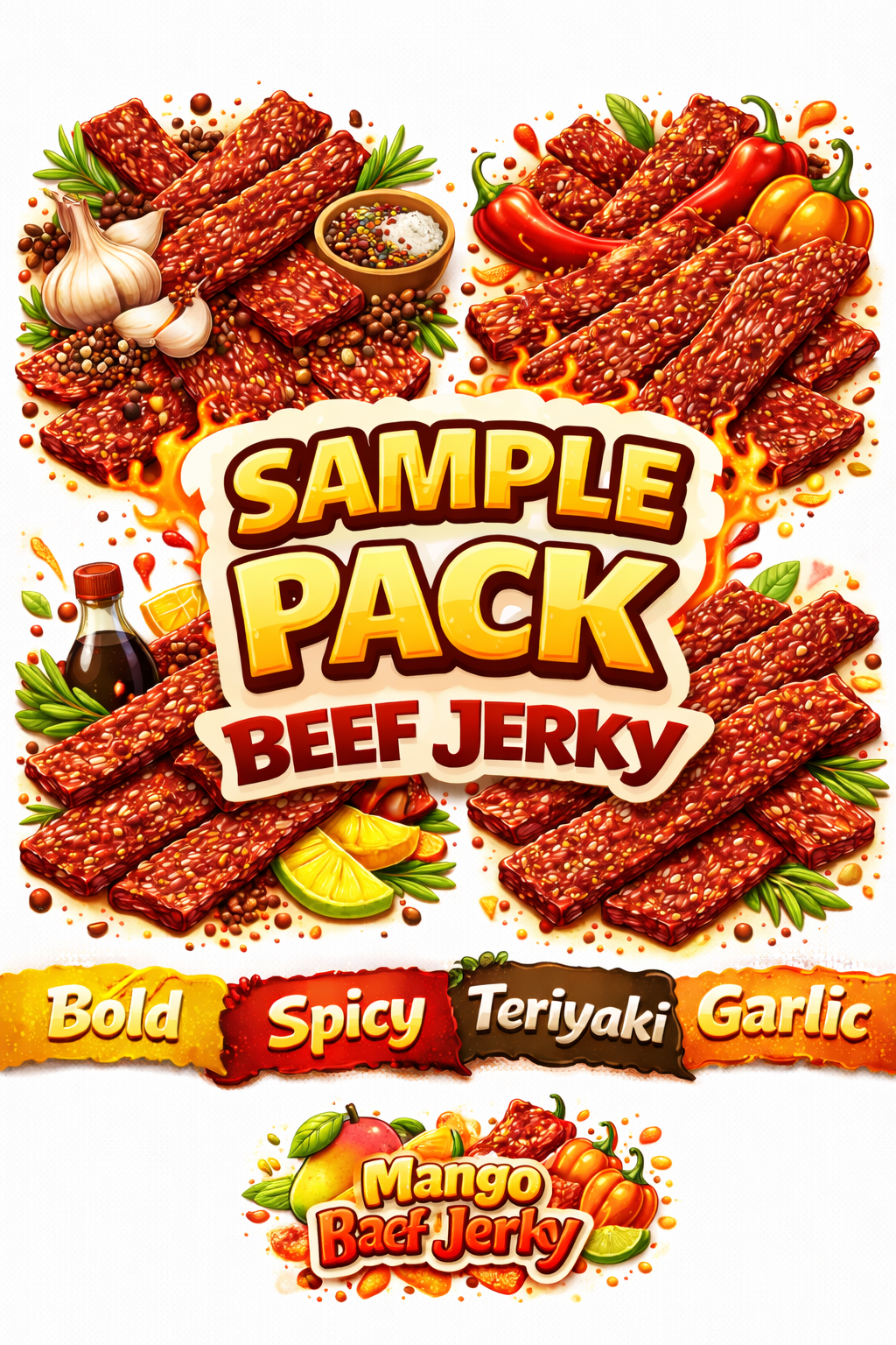 Beef Jerky  Sample Pack