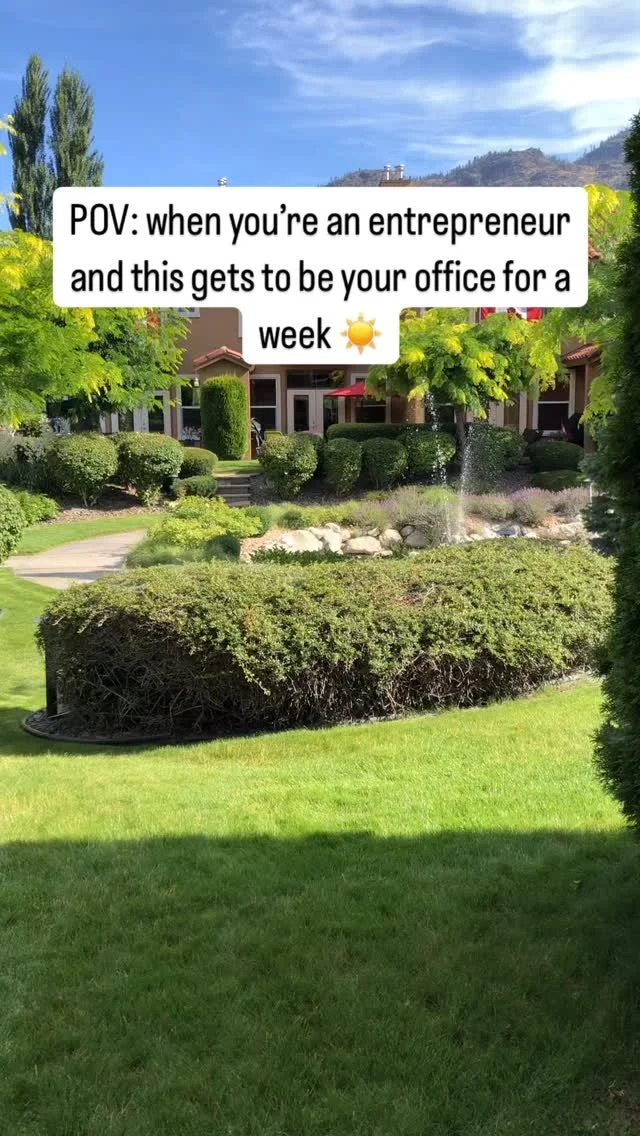 Best part of being your own boss is getting to work from anywhere you want. #beingyourownboss ☀️✨💪🏼