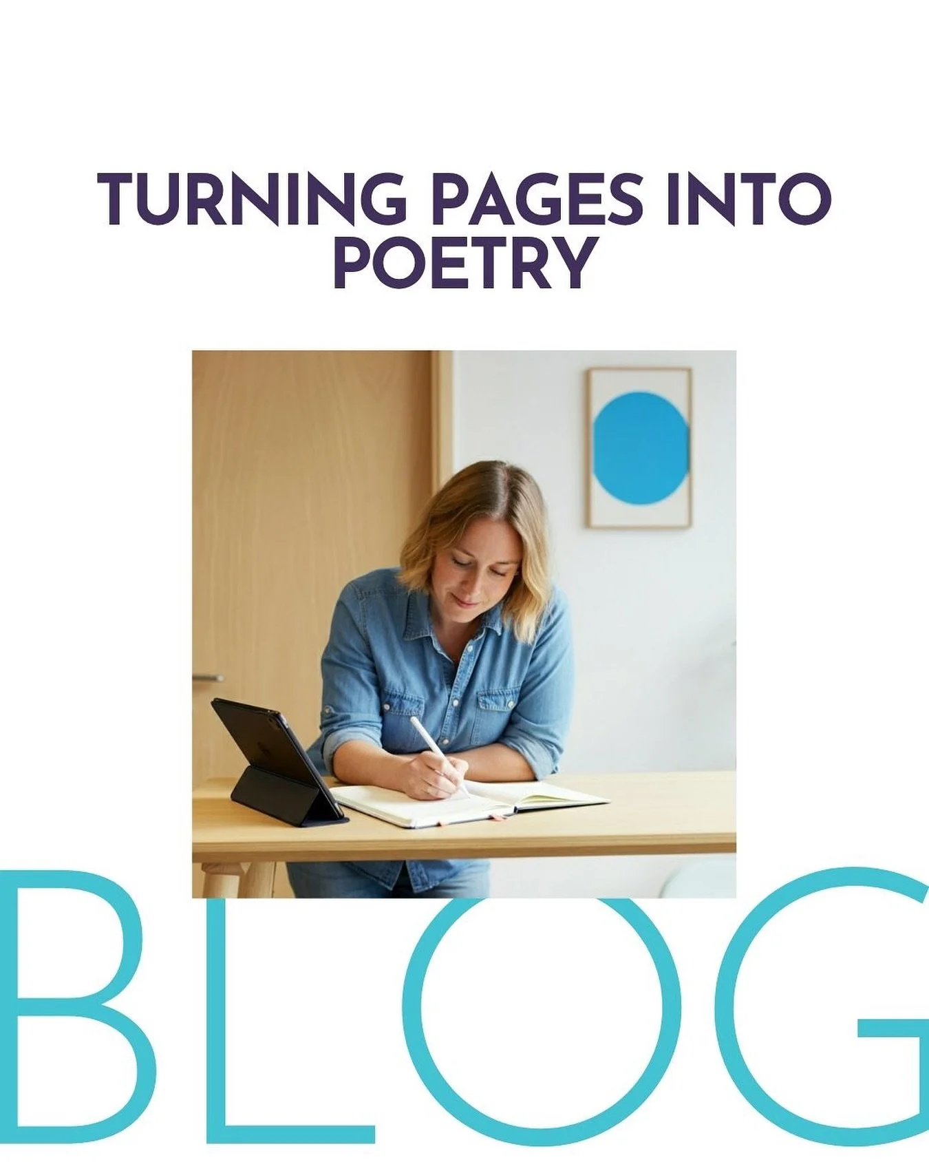 What if writing could be a path back to yourself? 

Turning Pages into Poetry explores how expressive writing transforms everyday thoughts into deeper self-understanding. 

If you&rsquo;ve ever wanted to reconnect with your voice, your story, or your