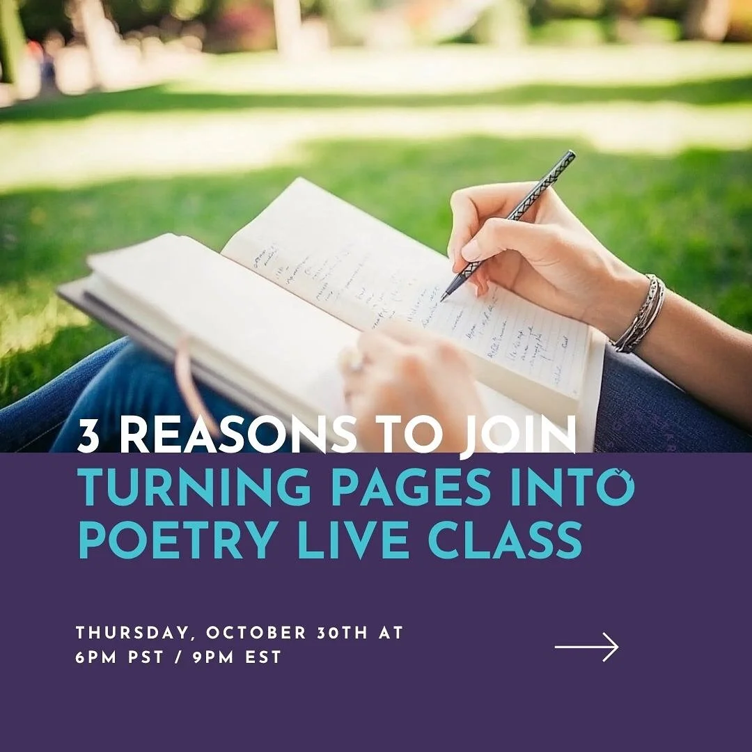We all have words waiting inside us to be heard: emotions that want to be felt, stories that want to be told, and truths that want to have a voice. 

Join me for From Blank Page to Poetry, a class designed to help you reconnect with your creative voi