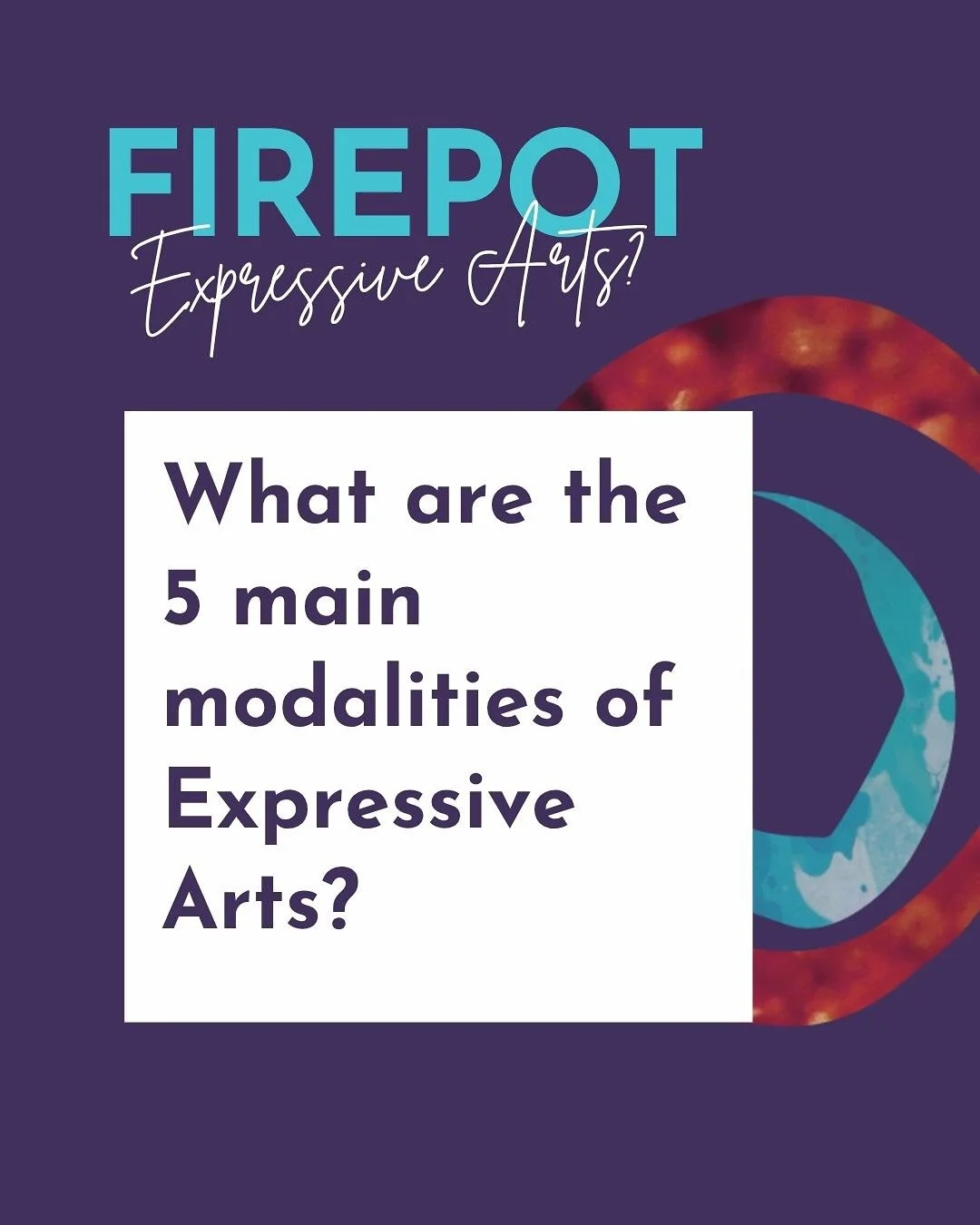 In Expressive Arts, we don&rsquo;t rely on just one way of expressing ourselves. We paint, move, write, sound, and tell stories, allowing the body, mind, and heart to speak in their own languages.

These five modalities open the door to insight, grow