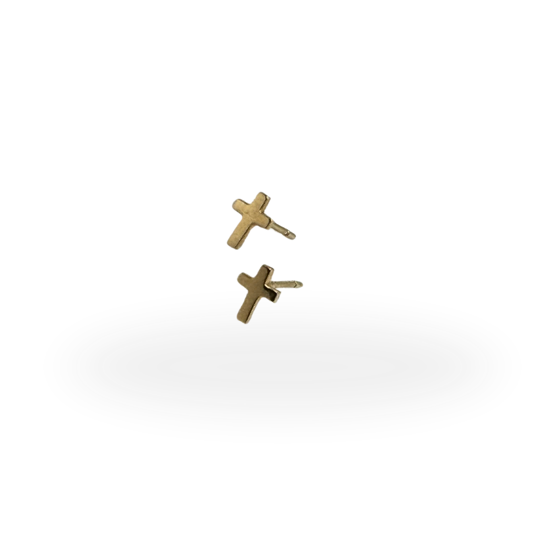 Petite Cross Studs